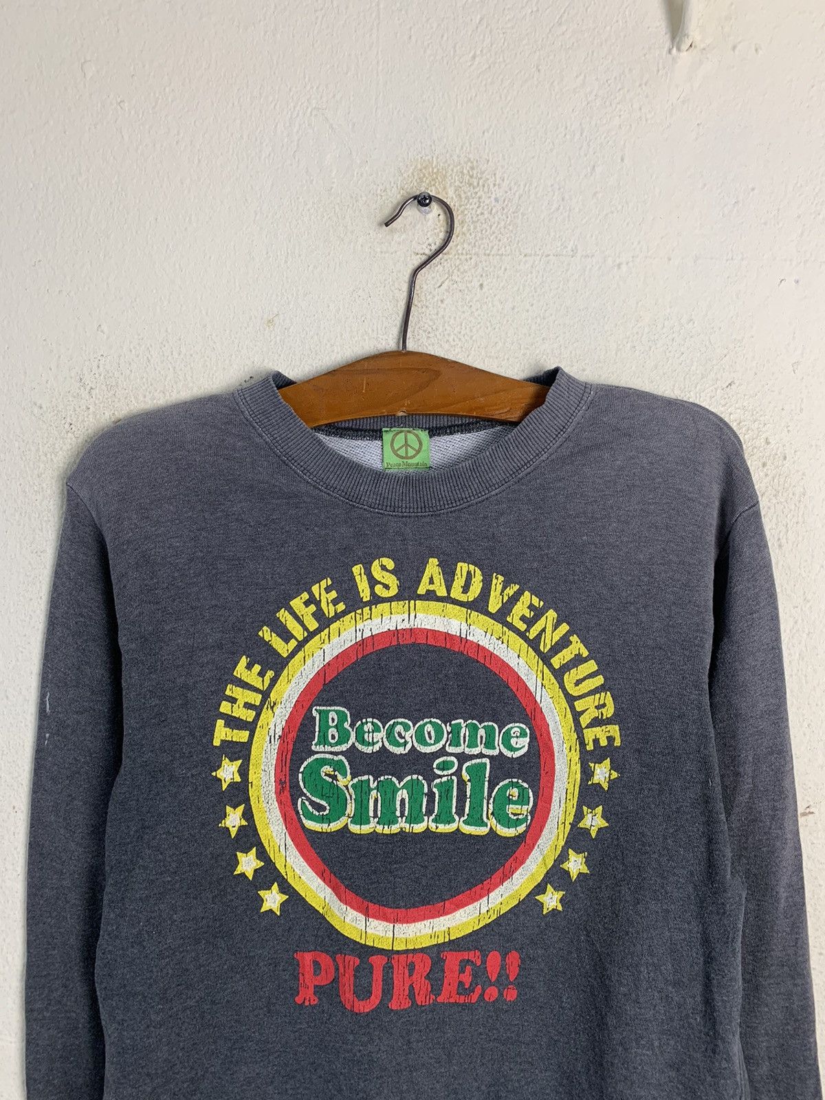 Japanese Brand Peace Mountain Sweatshirt Size US S / EU 44-46 / 1 - 4 Thumbnail
