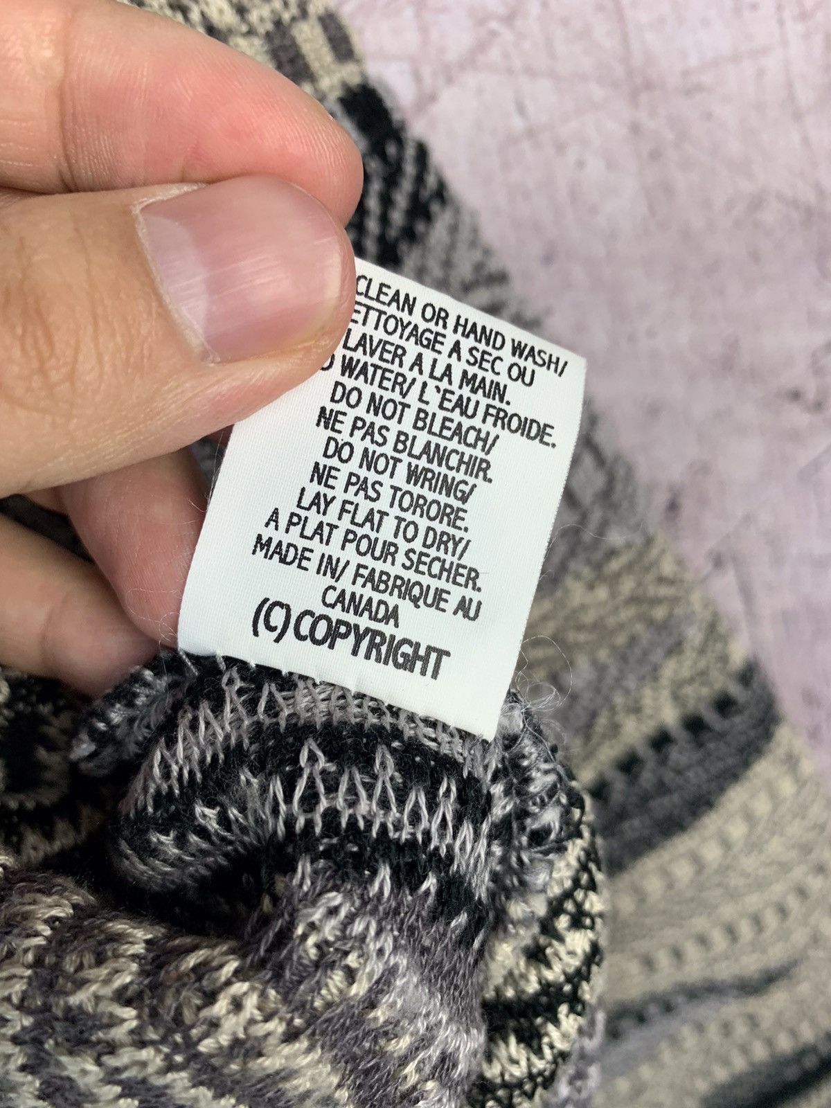 Tundra Canada × Vintage Vintage 90s Mens Large Coogi Style Textured Biggie Sweater Size US M / EU 48-50 / 2 - 15 Thumbnail