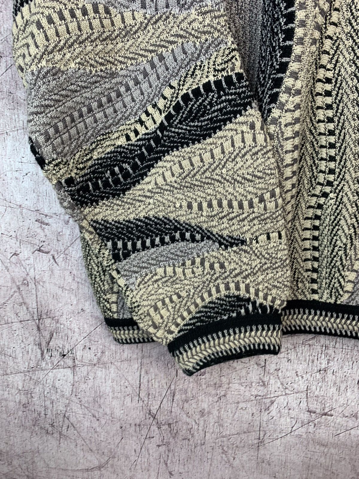 Tundra Canada × Vintage Vintage 90s Mens Large Coogi Style Textured Biggie Sweater Size US M / EU 48-50 / 2 - 11 Thumbnail