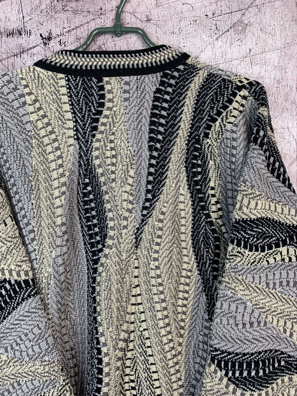 Tundra Canada × Vintage Vintage 90s Mens Large Coogi Style Textured Biggie Sweater Size US M / EU 48-50 / 2 - 17 Thumbnail