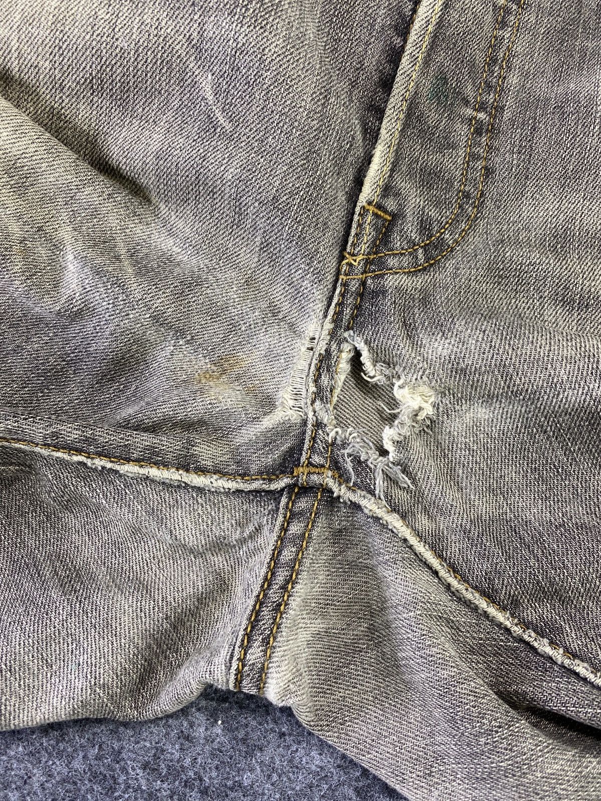 Levi's Vintage Levis 501 Jeans Grey Wash 38x34 - J770 Size US 38 / EU 54 - 10 Thumbnail