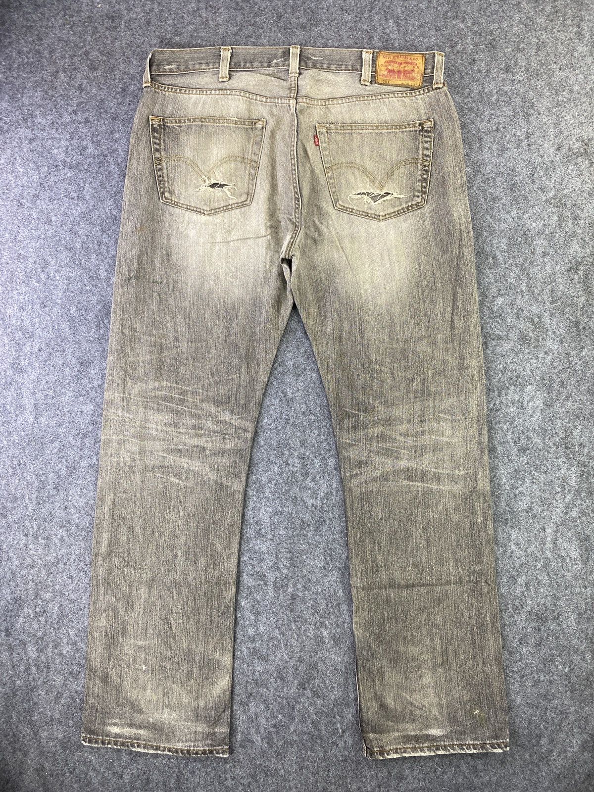 Levi's Vintage Levis 501 Jeans Grey Wash 38x34 - J770 Size US 38 / EU 54 - 2 Thumbnail