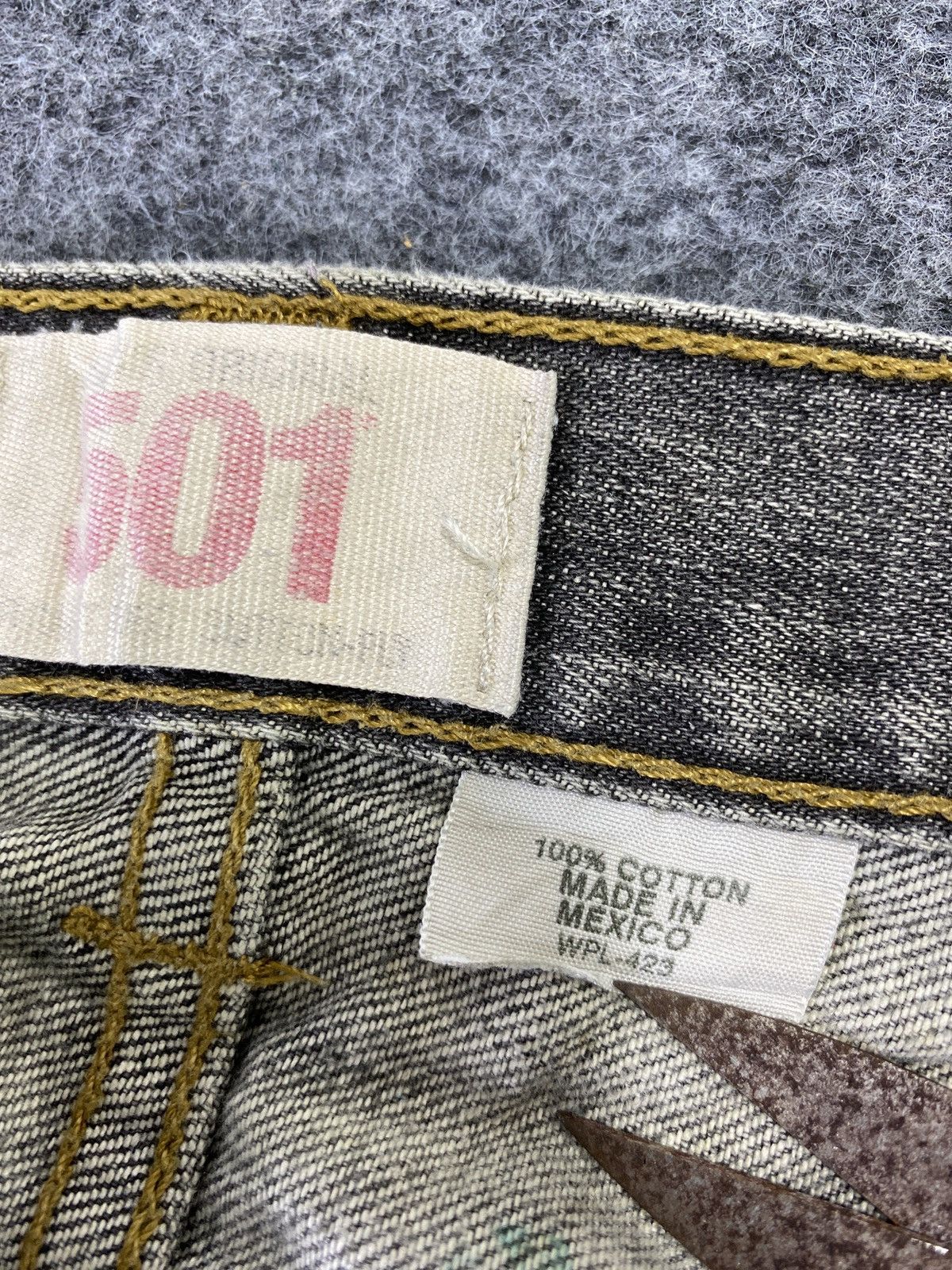 Levi's Vintage Levis 501 Jeans Grey Wash 38x34 - J770 Size US 38 / EU 54 - 5 Thumbnail
