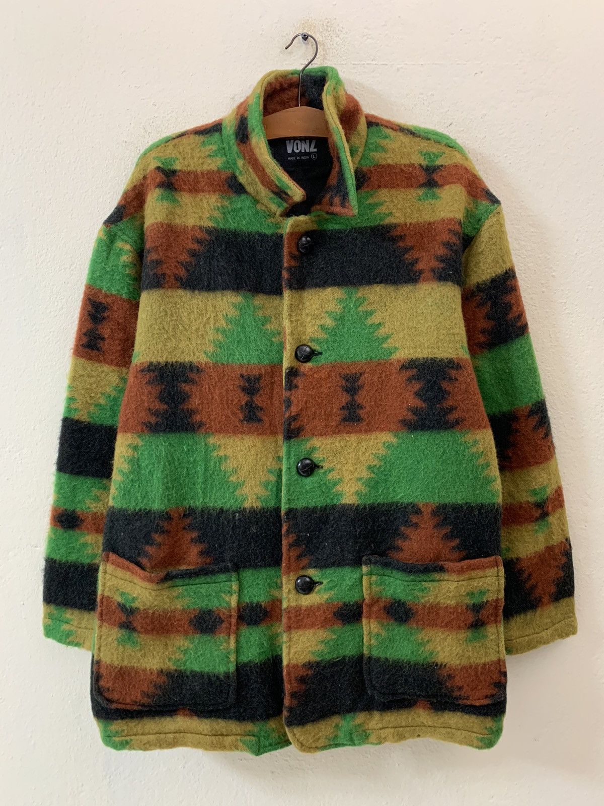 Japanese Brand Vonz Aztec Navajo Design Jacket Size US L / EU 52-54 / 3 - 1 Thumbnail