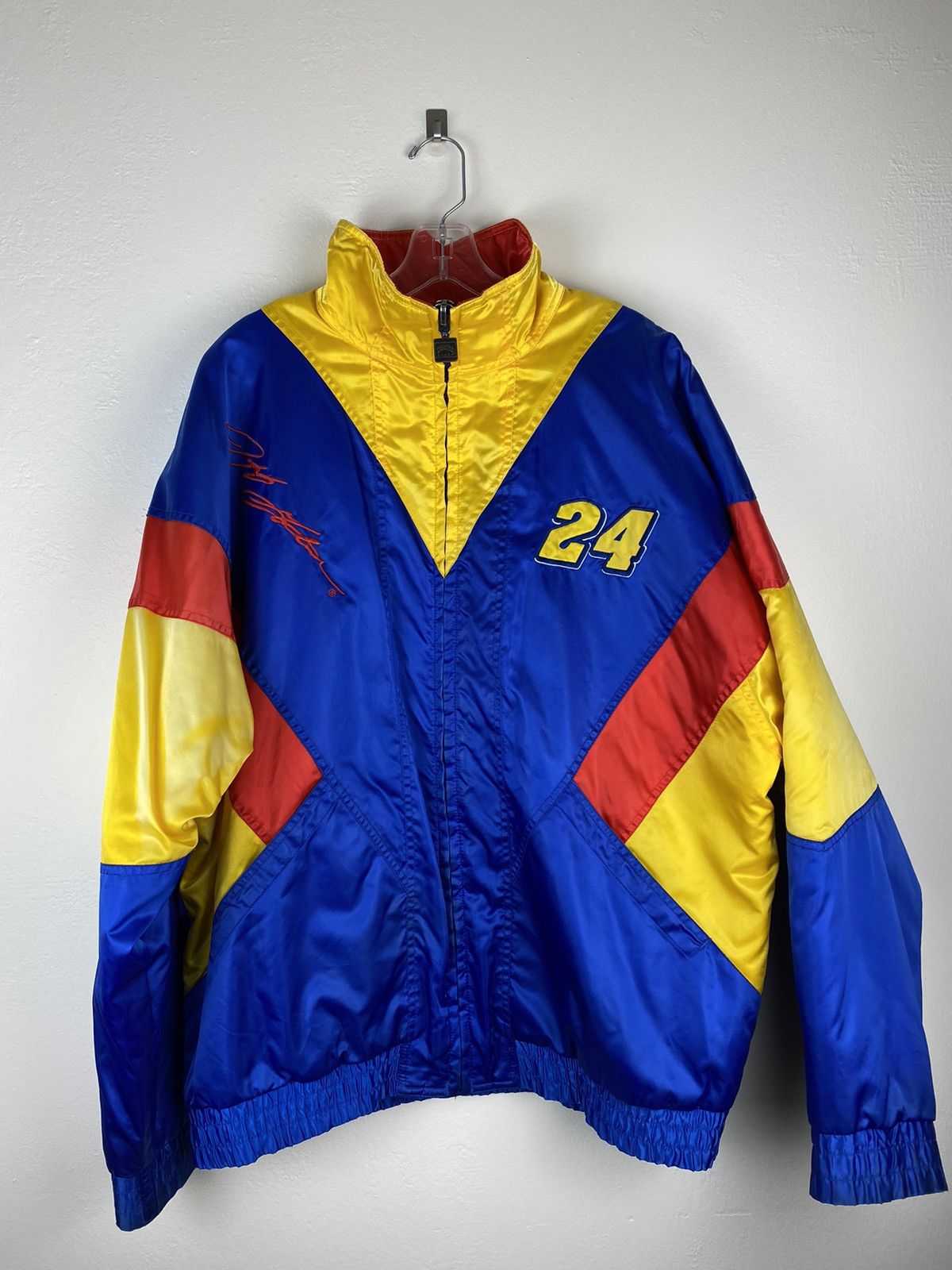 NASCAR Vintage NASCAR Nutmeg Gordon 24 Jacket Race Zip Up Size US L / EU 52-54 / 3 - 2 Thumbnail
