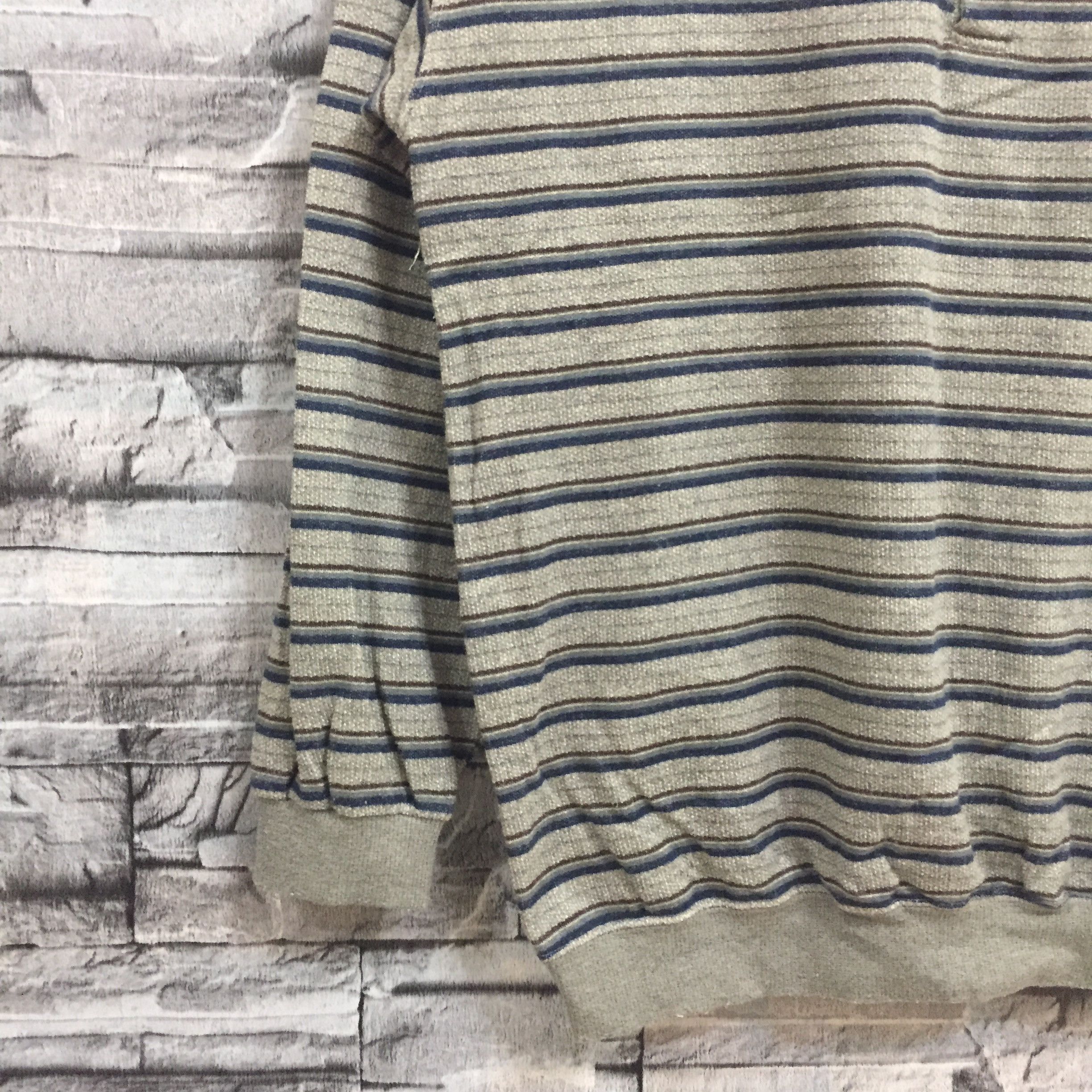 Lyle & Scott Vintage LYLE & SCOTT Sweatshirt stripe embroidered size M Size US M / EU 48-50 / 2 - 4 Thumbnail
