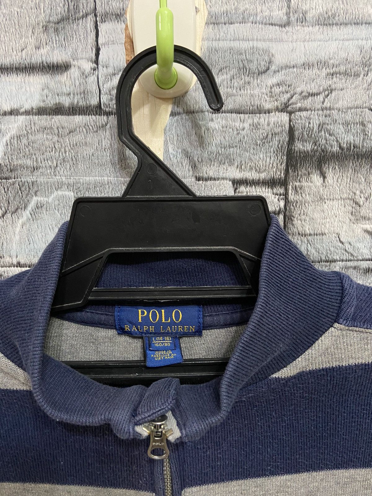 Polo Ralph Lauren Vintage Polo Ralph Lauren stripe sweatshirt size L Size US L / EU 52-54 / 3 - 4 Thumbnail