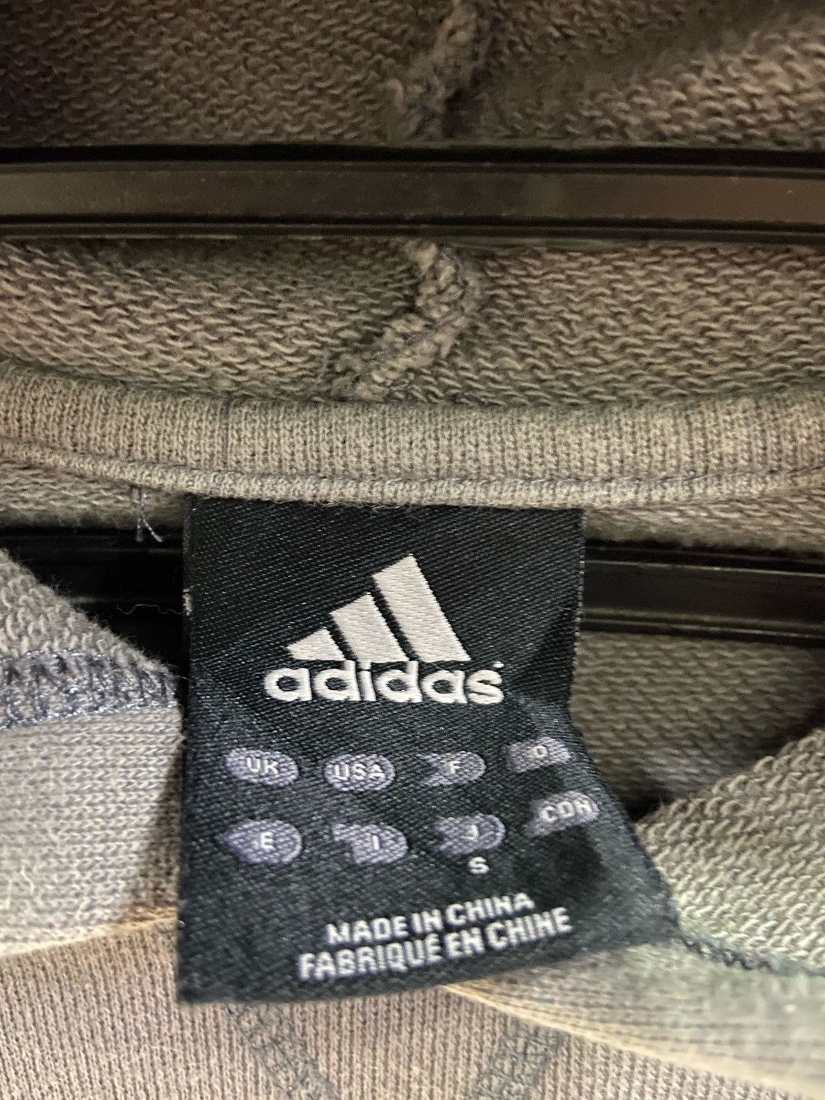 Adidas Vintage Adidas hoodie stripe big design spell out Size US S / EU 44-46 / 1 - 4 Thumbnail