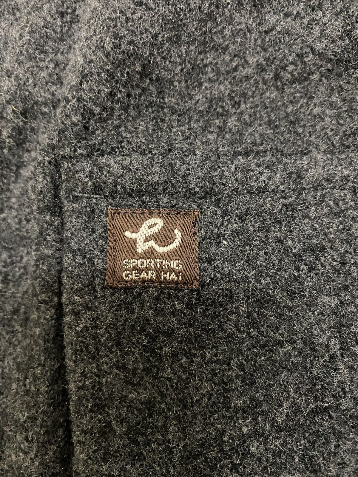 Hai Sporting Gear × Issey Miyake × Vintage Vintage Hai Sporting Gear Issey Miyake Wool Duffle Hoodie Size US L / EU 52-54 / 3 - 6 Thumbnail