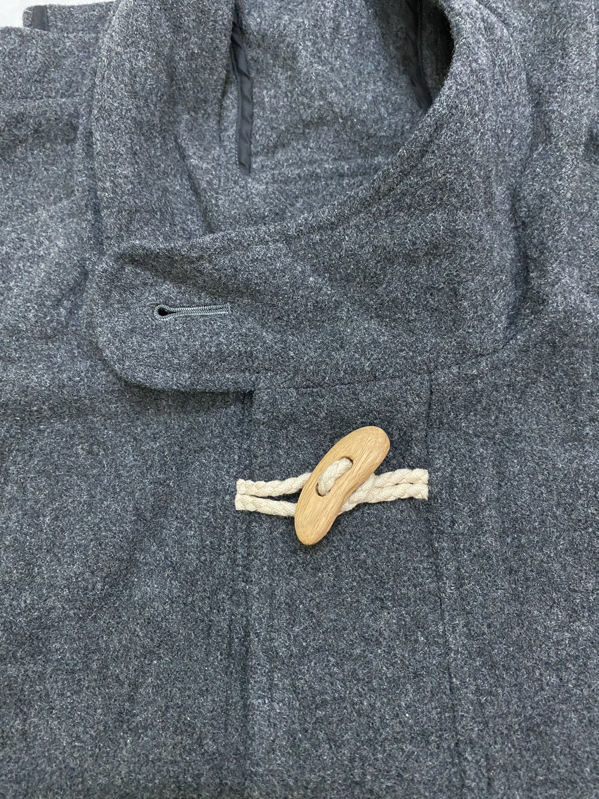 Hai Sporting Gear × Issey Miyake × Vintage Vintage Hai Sporting Gear Issey Miyake Wool Duffle Hoodie Size US L / EU 52-54 / 3 - 10 Thumbnail