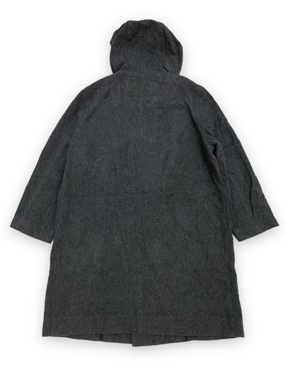 Hai Sporting Gear × Issey Miyake × Vintage Vintage Hai Sporting Gear Issey Miyake Wool Duffle Hoodie Size US L / EU 52-54 / 3 - 4 Thumbnail