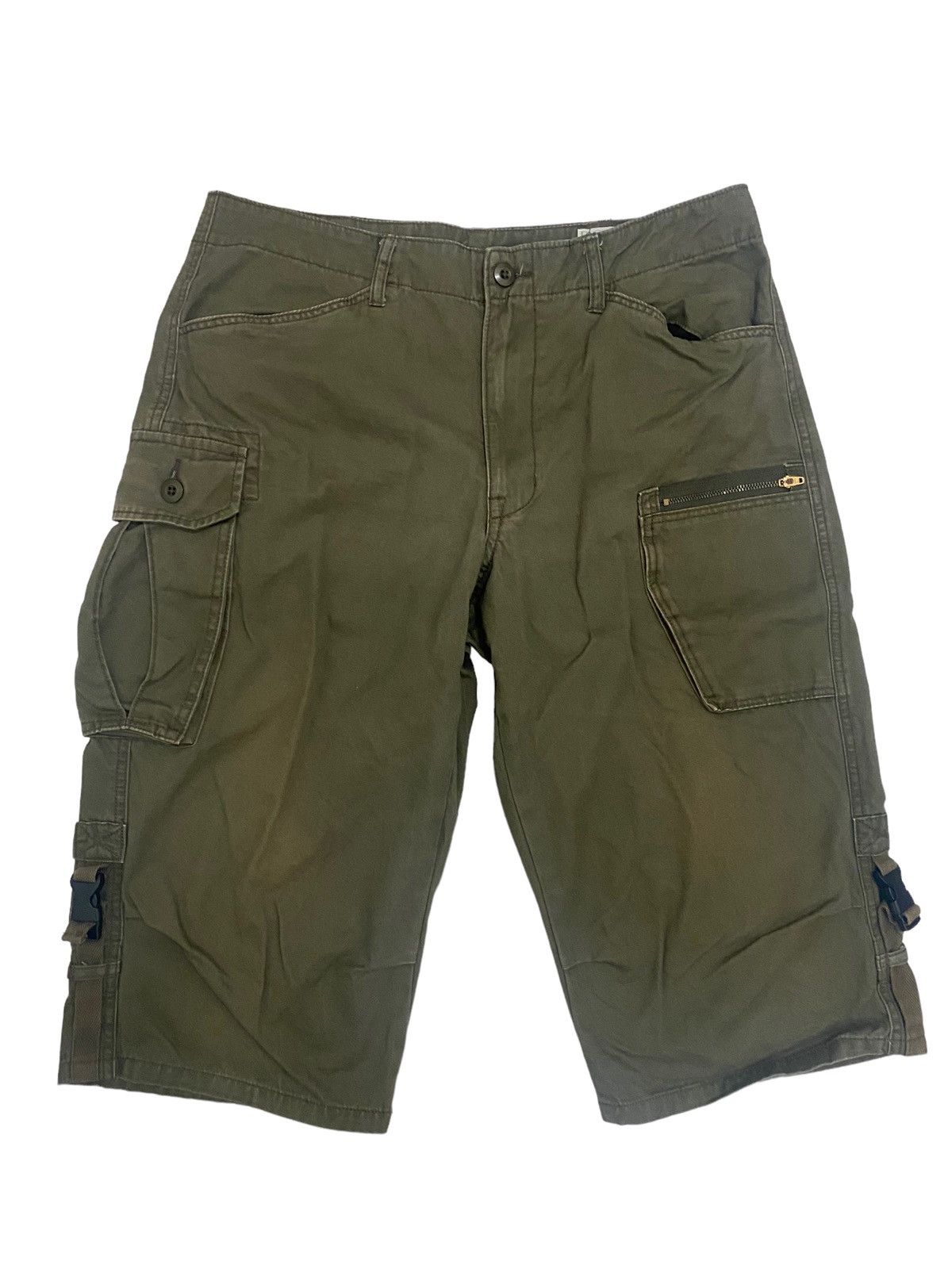 image of Surplus Vintage Army Tachtical Short Pants in Army Green, Men's (Size 33)