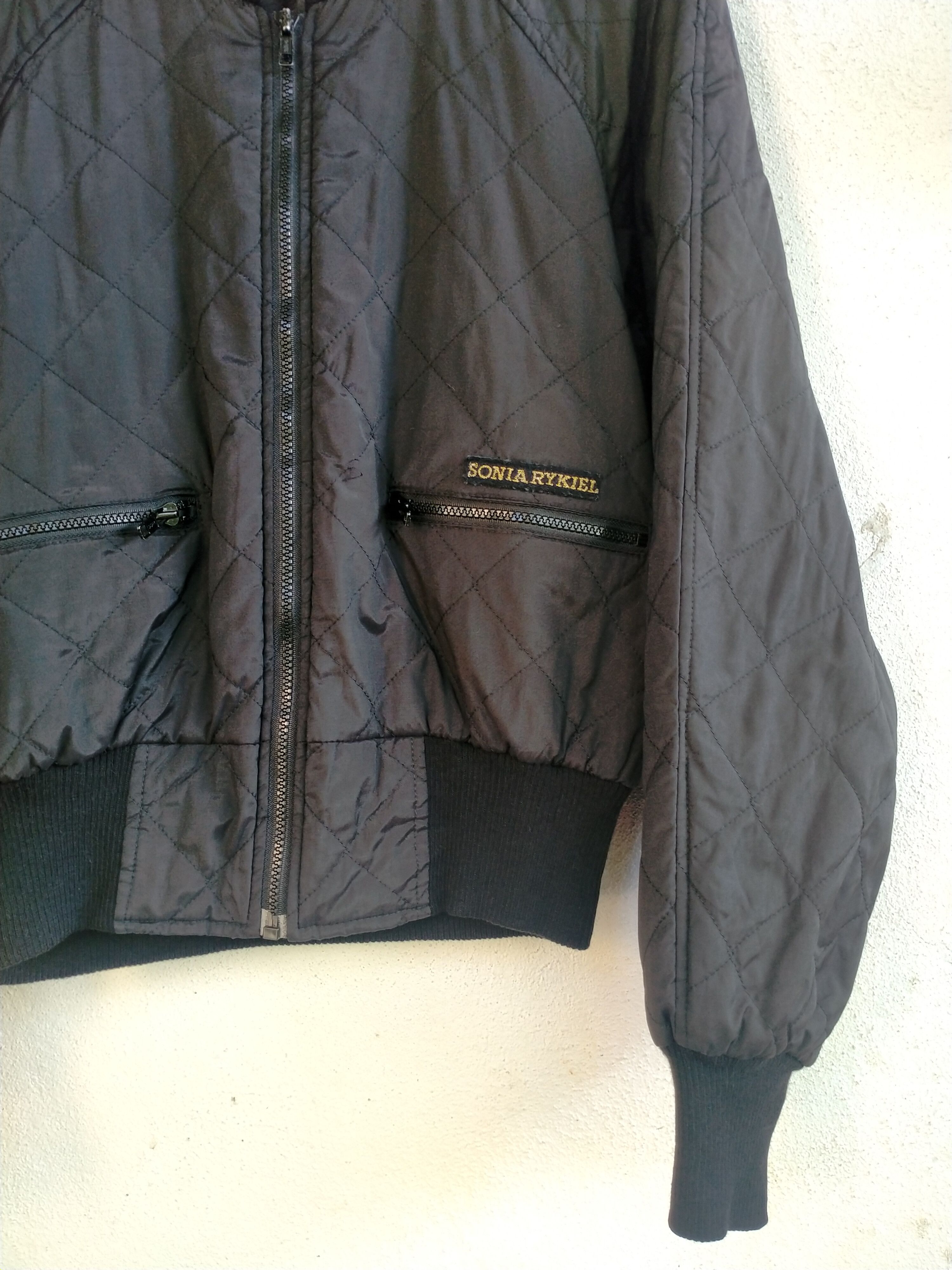 Sonia Rykiel Vintage 90s Sonia Rykiel Paris Bomber Jacket for ladies Size M / US 6-8 / IT 42-44 - 3 Thumbnail