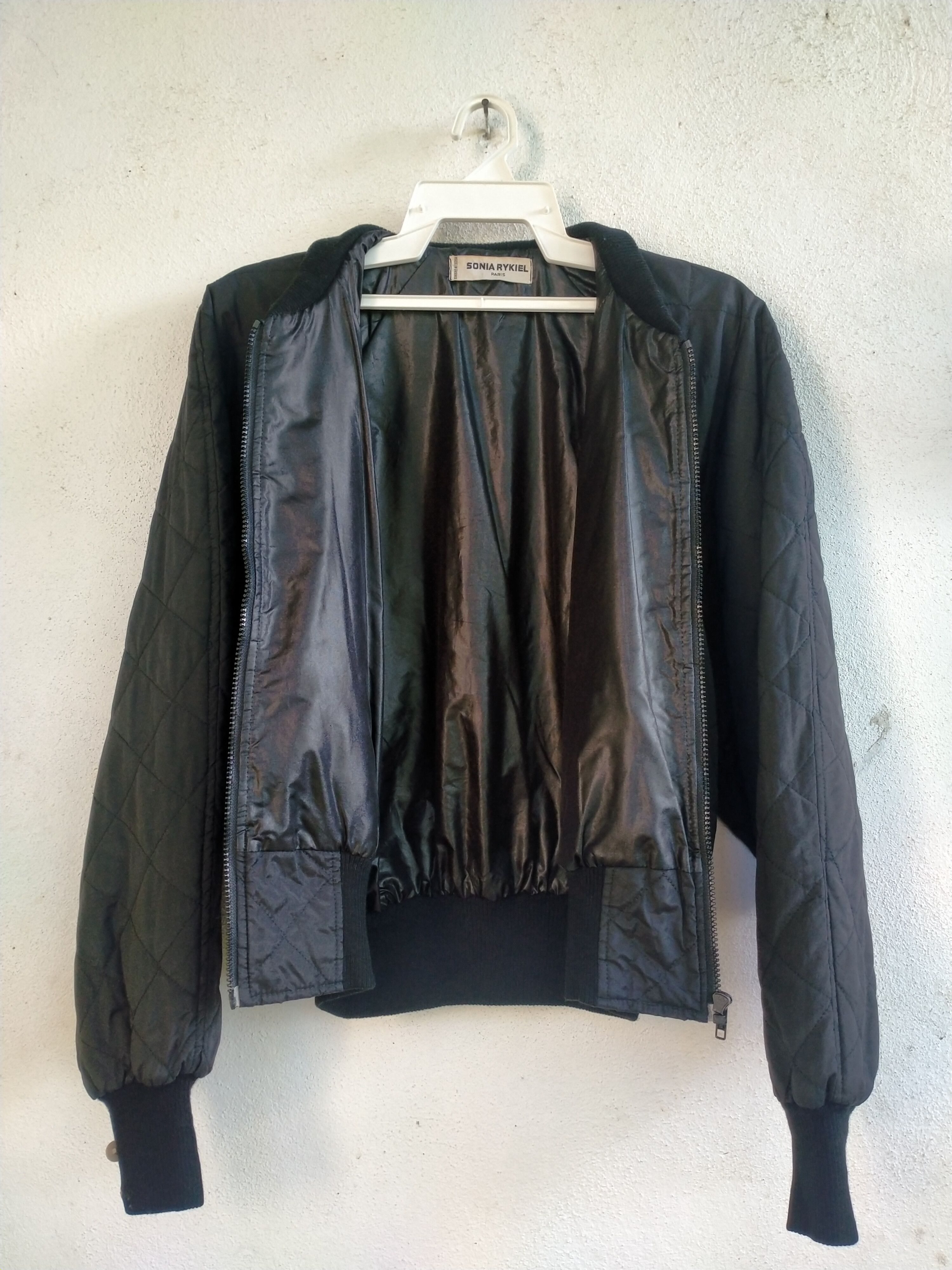 Sonia Rykiel Vintage 90s Sonia Rykiel Paris Bomber Jacket for ladies Size M / US 6-8 / IT 42-44 - 8 Thumbnail