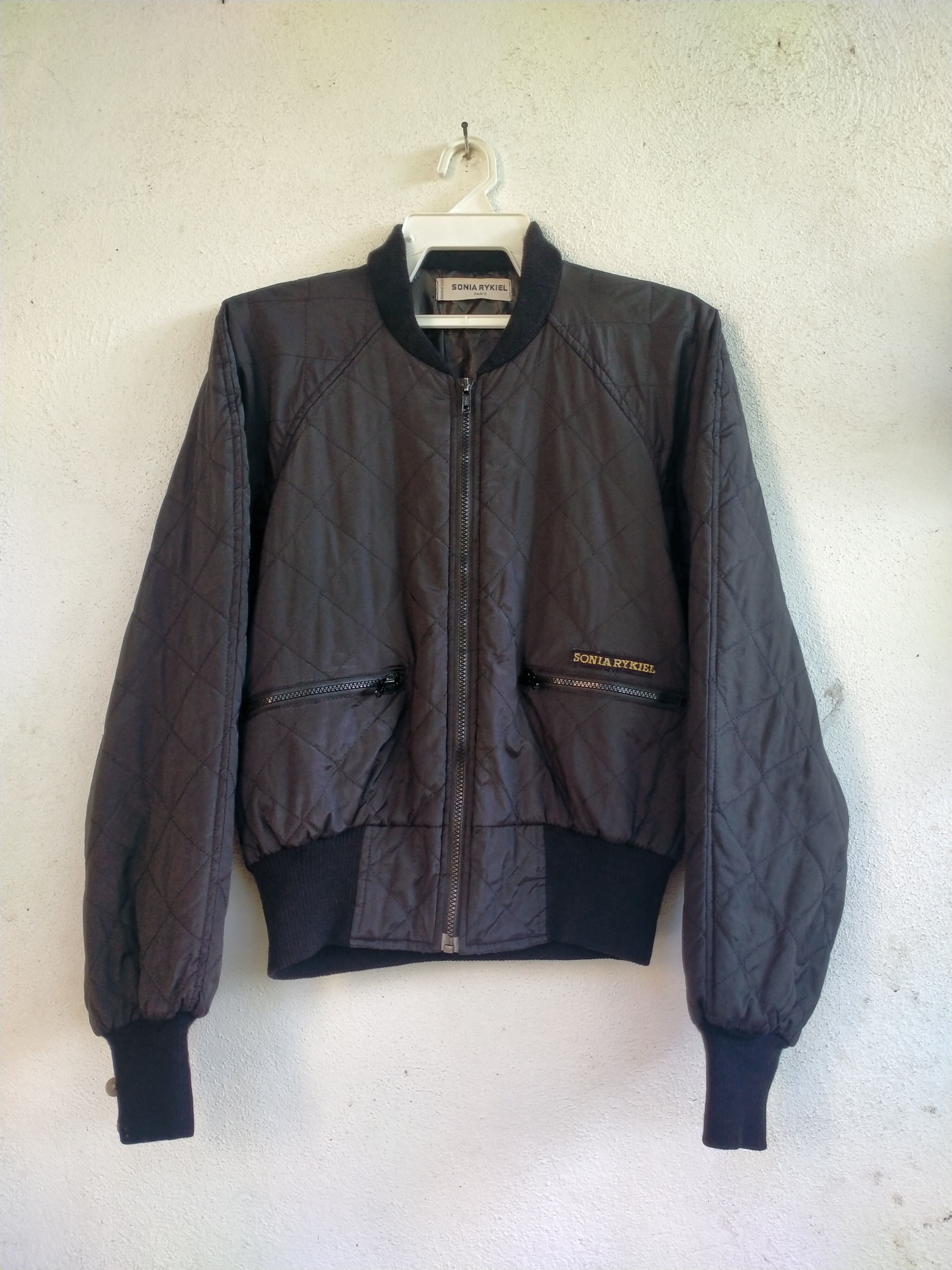 Sonia Rykiel Vintage 90s Sonia Rykiel Paris Bomber Jacket for ladies Size M / US 6-8 / IT 42-44 - 1 Thumbnail