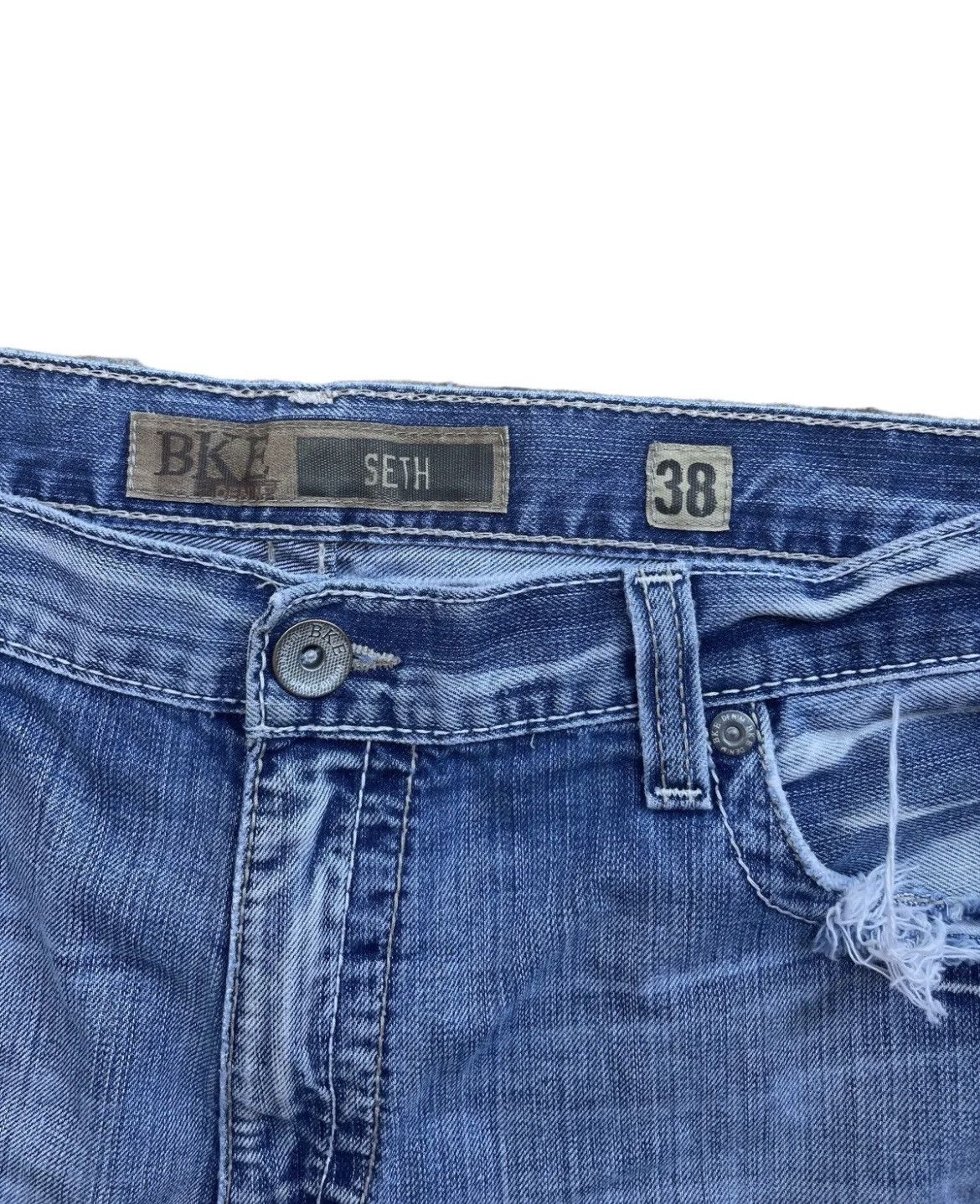 Affliction Vintage BKE Embroidered Baggy Y2K Jeans 36x36. Size US 36 / EU 52 - 5 Thumbnail
