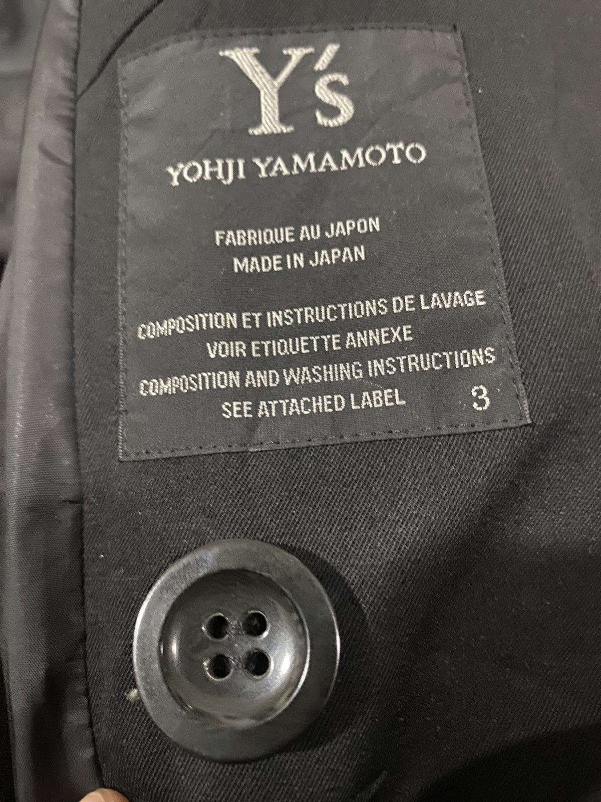 Issey Miyake × Japanese Brand × Yohji Yamamoto VINTAGE YOHJI YAMAMOTO Size US L / EU 52-54 / 3 - 4 Thumbnail