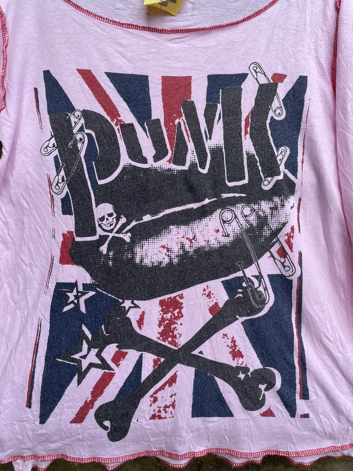 Hysteric Glamour × Japanese Brand ⚡️Super Lover British Skull Punk Long Sleeve Japan Tee Size M / US 6-8 / IT 42-44 - 2 Thumbnail
