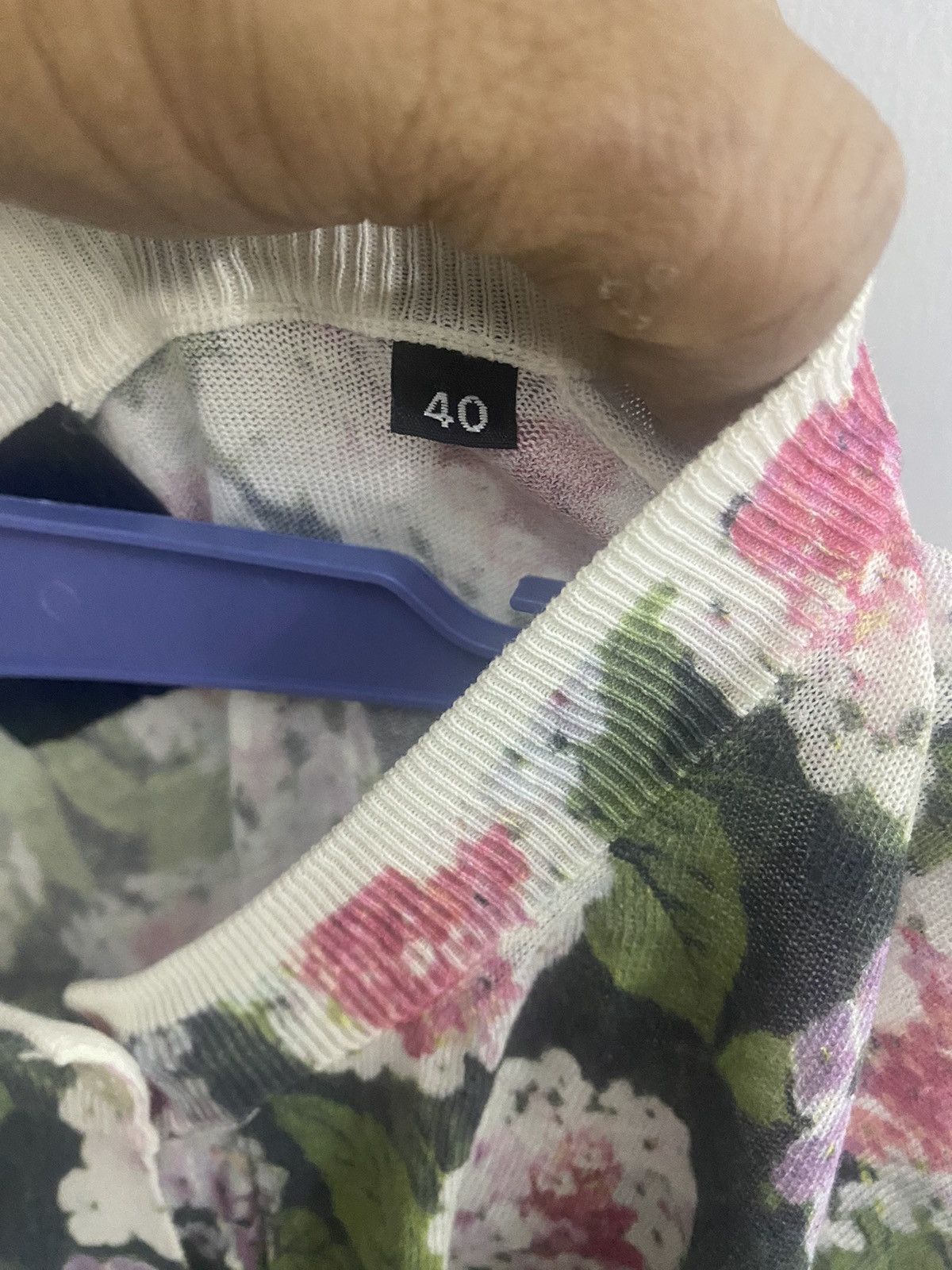 Dolce & Gabbana VINTAGE D&G DOLCE GABBANA FLORAL CARDIGAN SIZE 40 Size S / US 4 / IT 40 - 5 Thumbnail