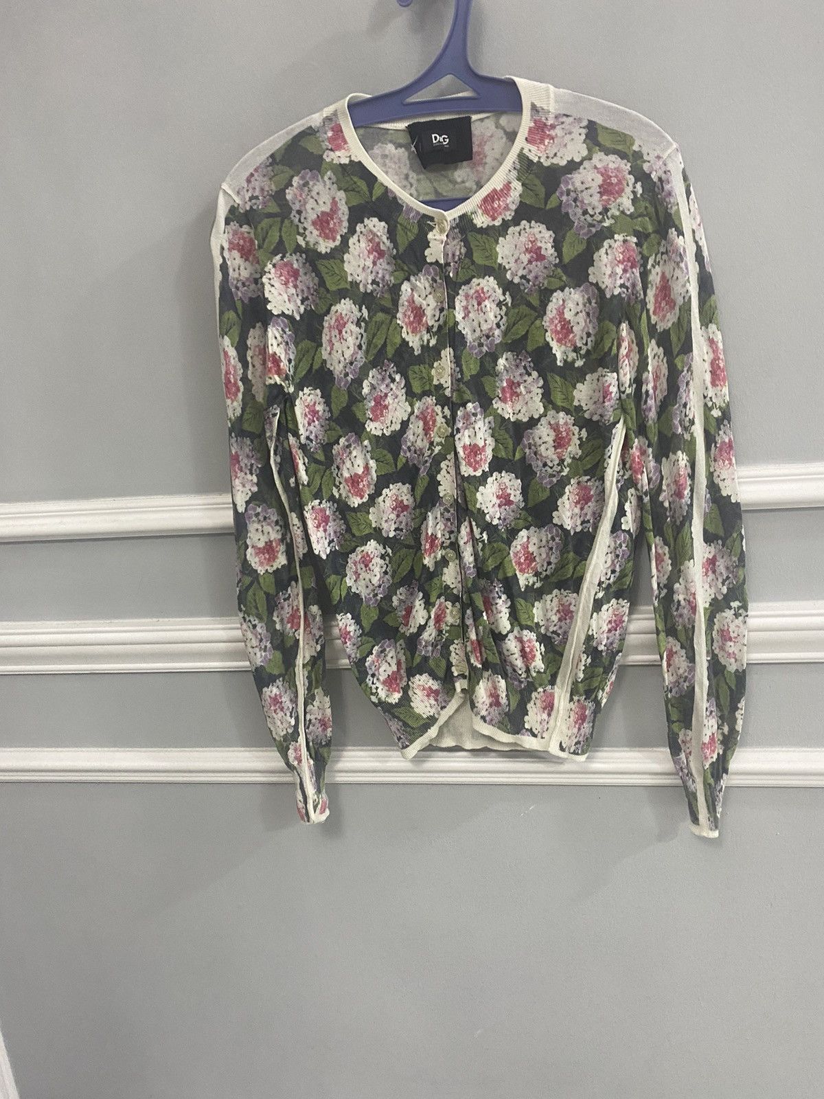 Dolce & Gabbana VINTAGE D&G DOLCE GABBANA FLORAL CARDIGAN SIZE 40 Size S / US 4 / IT 40 - 1 Thumbnail