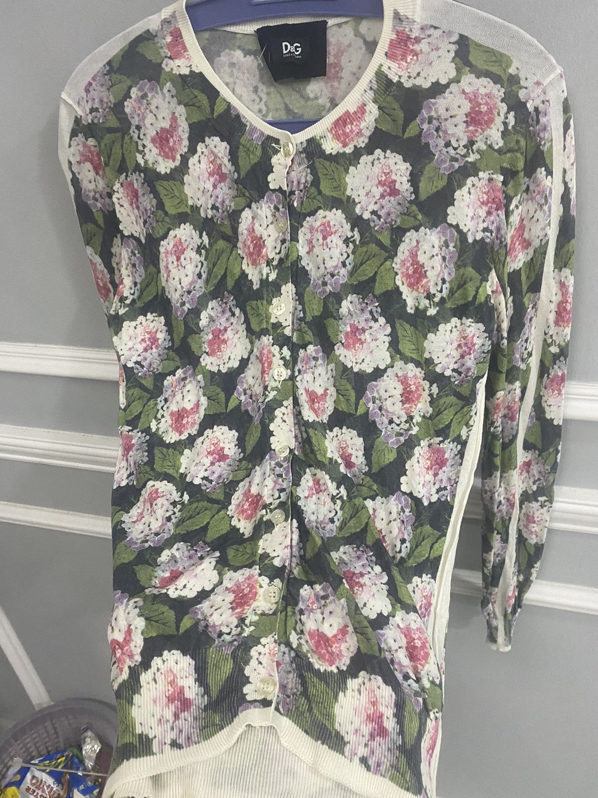 Dolce & Gabbana VINTAGE D&G DOLCE GABBANA FLORAL CARDIGAN SIZE 40 Size S / US 4 / IT 40 - 2 Thumbnail