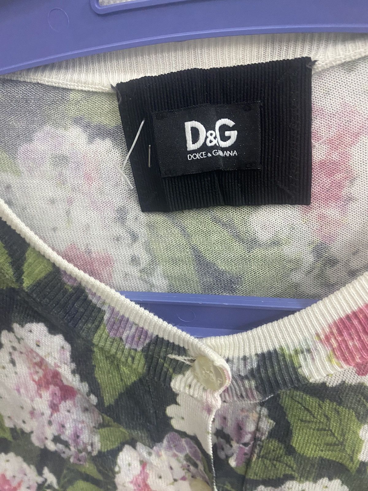 Dolce & Gabbana VINTAGE D&G DOLCE GABBANA FLORAL CARDIGAN SIZE 40 Size S / US 4 / IT 40 - 4 Thumbnail