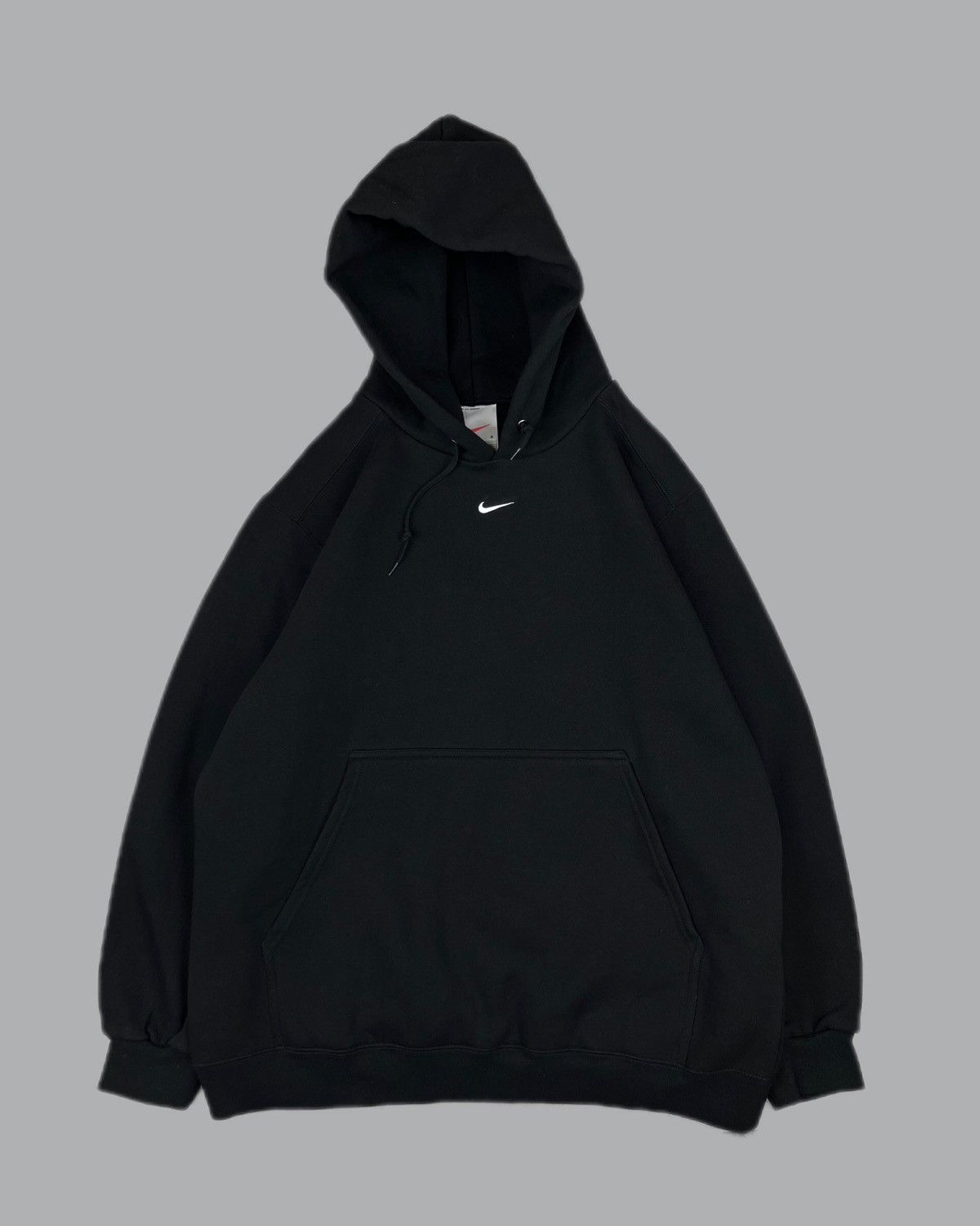 Nike × Vintage Vintage Y2K Nike Center Check Center Swoosh Hoodie Size US S / EU 44-46 / 1 - 1 Thumbnail