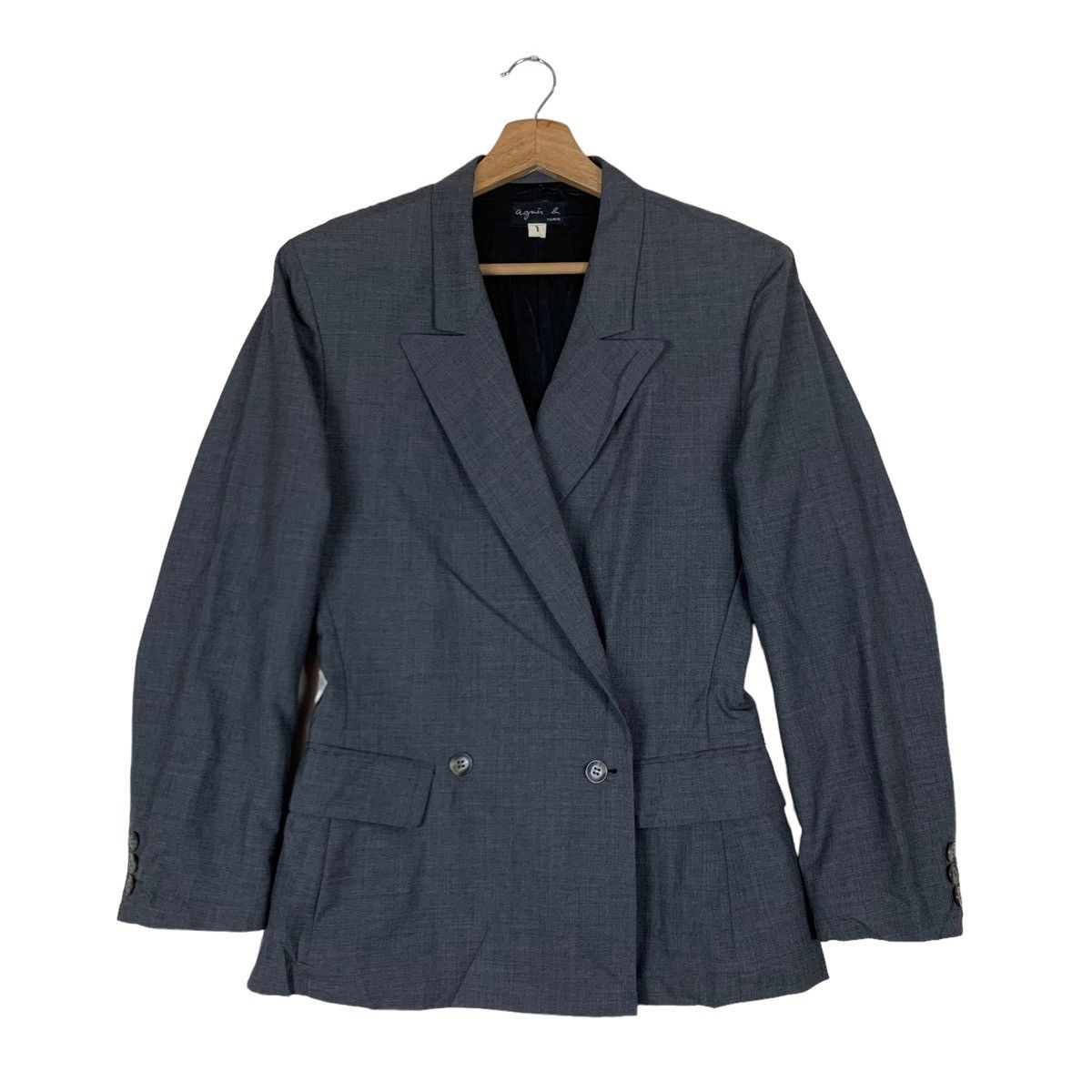 agnes b. Vintage Agnes B. Paris France Designer Womenswear Button Size S / US 4 / IT 40 - 1 Thumbnail