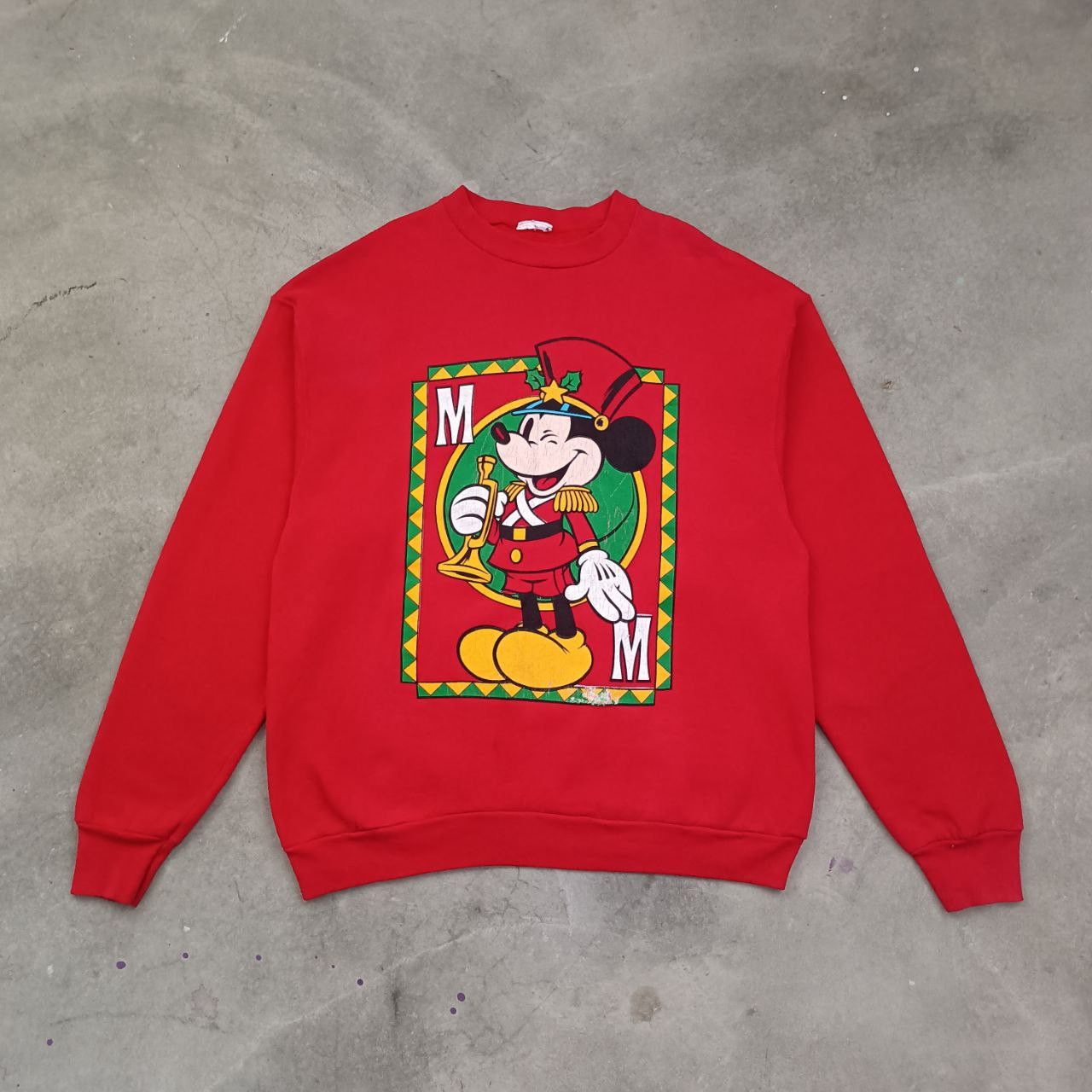Mickey Mouse × Vintage Vintage Mickey mouse & Co Christmas Sweatshirt Size US XL / EU 56 / 4 - 1 Thumbnail