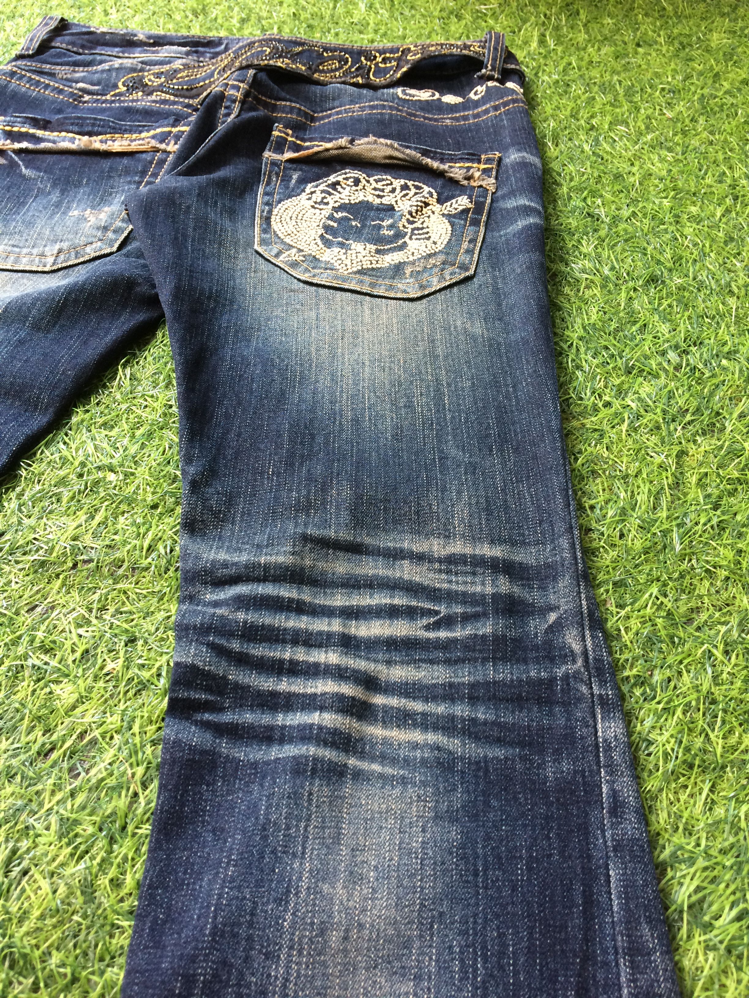 Designer × Japanese Brand Lolita Exotic Vintage Denim Jeans #D-151 Size 26" / US 2 / IT 38 - 7 Thumbnail