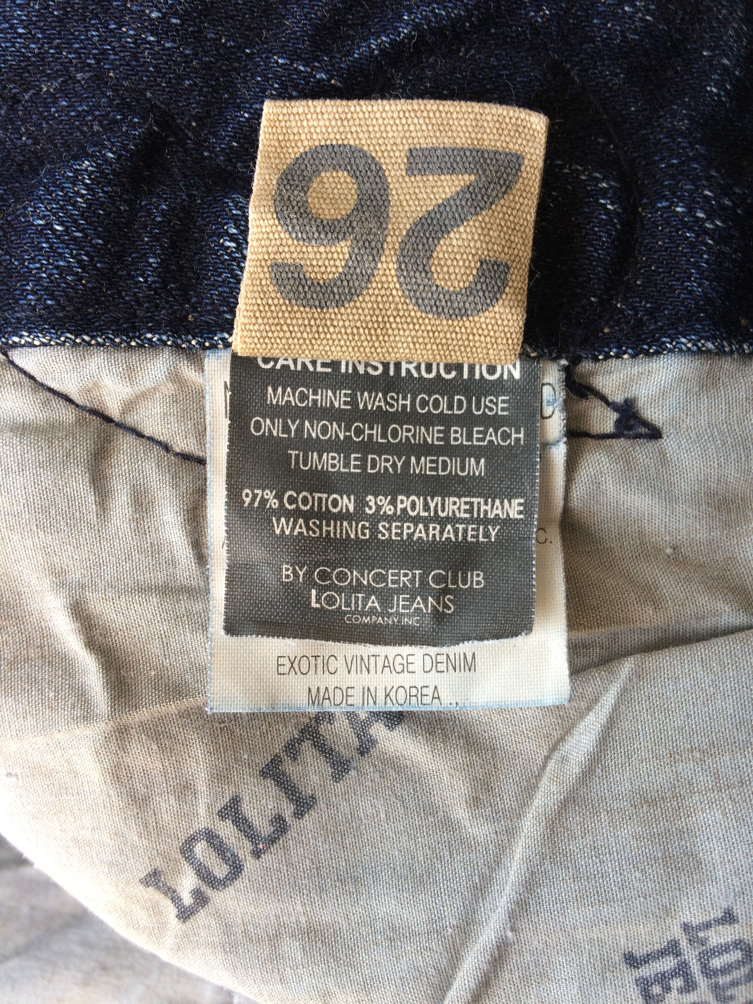 Designer × Japanese Brand Lolita Exotic Vintage Denim Jeans #D-151 Size 26" / US 2 / IT 38 - 11 Thumbnail