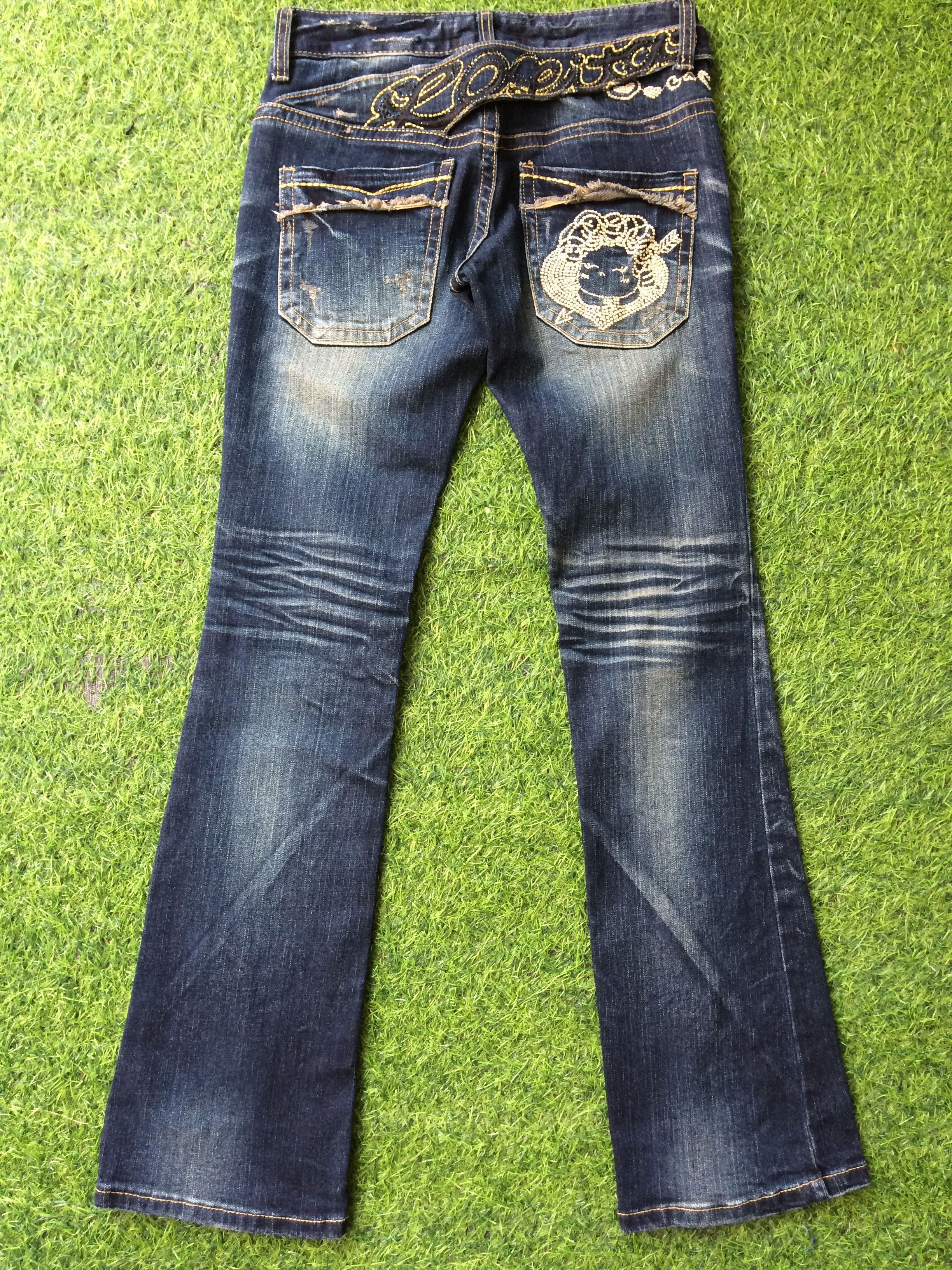 Designer × Japanese Brand Lolita Exotic Vintage Denim Jeans #D-151 Size 26" / US 2 / IT 38 - 2 Thumbnail
