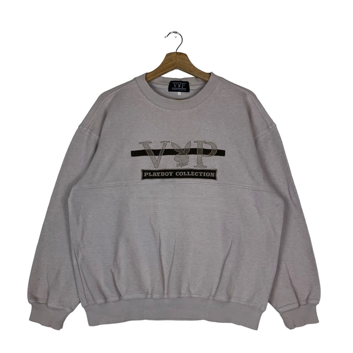 PLAYBOY SWEATSHIRT SPELLOUT EMBROIDERY