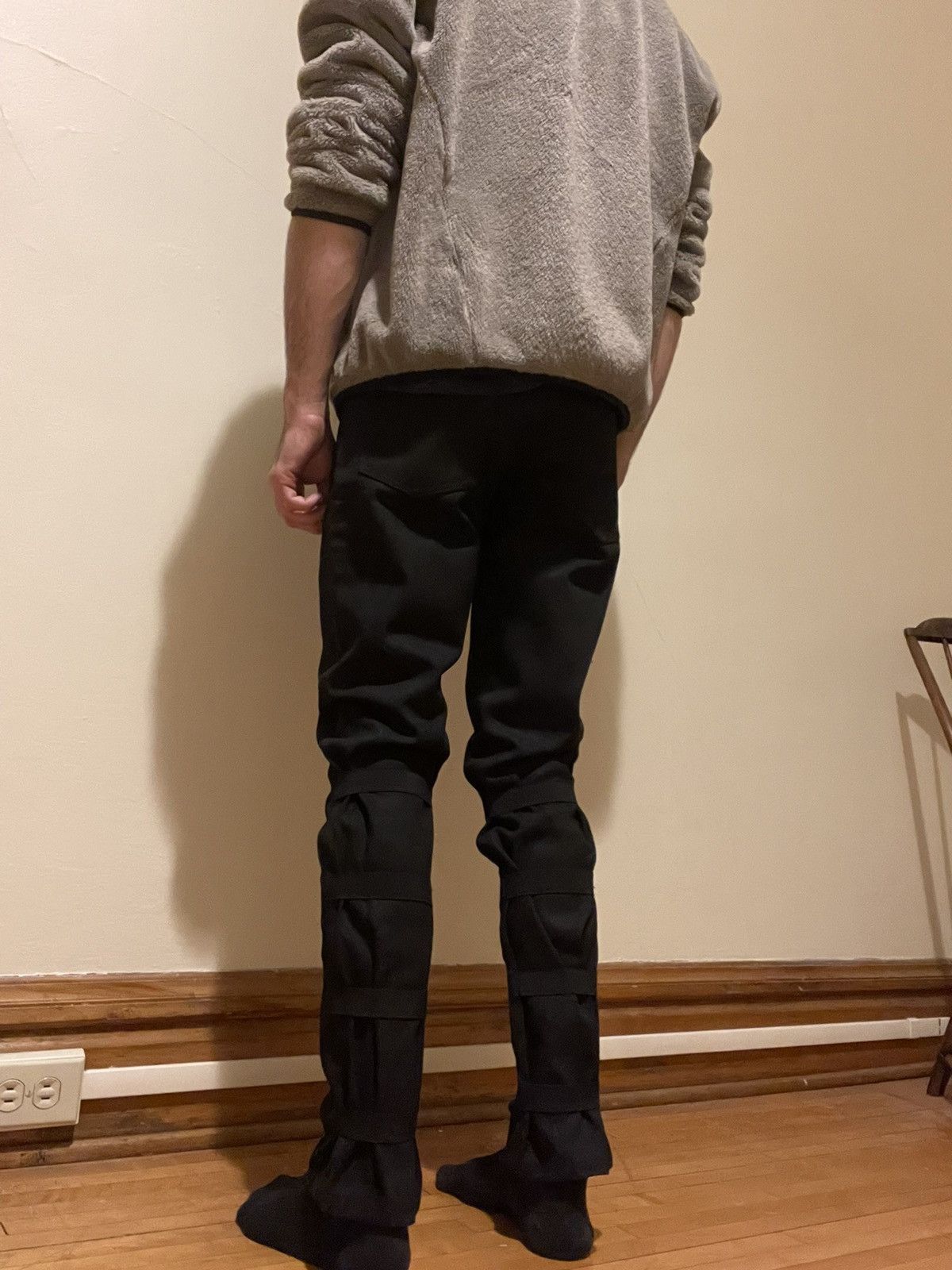 Helmut Lang AW 2002 Press Sample Bondage Strap Jeans Size US 29 - 13 Thumbnail