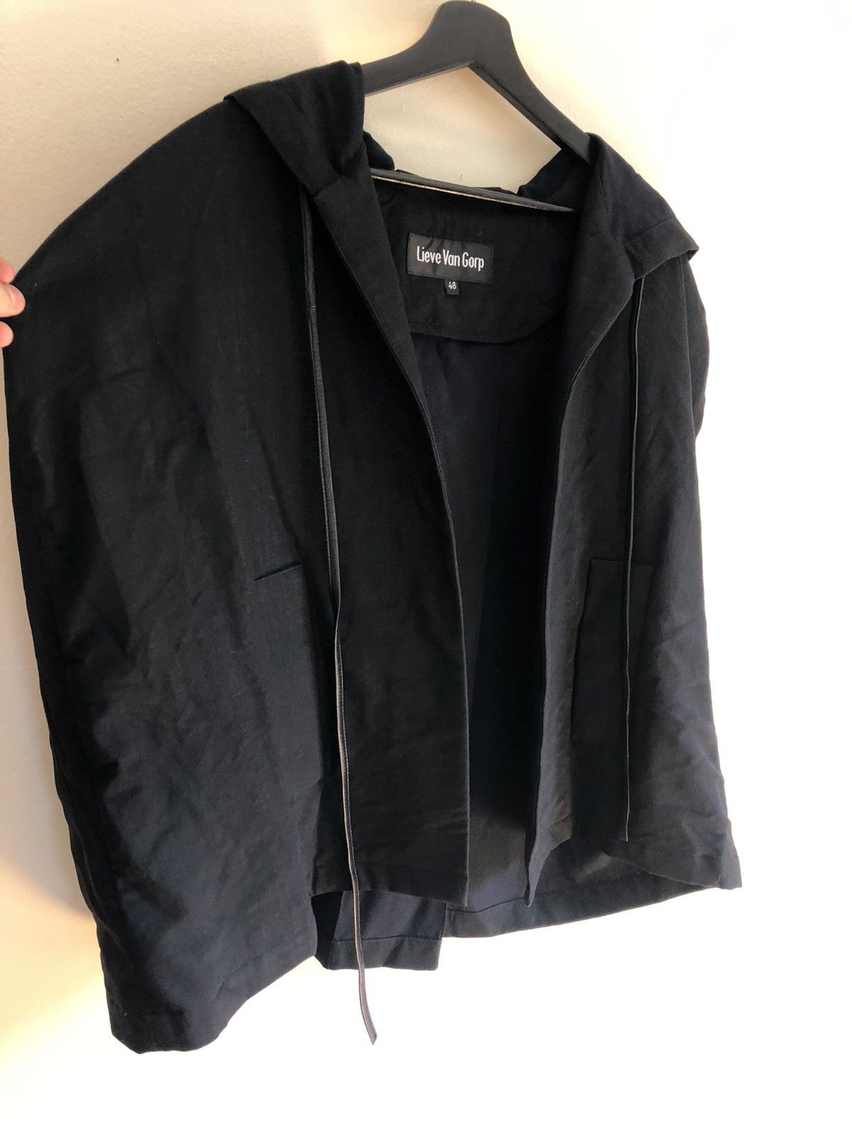 Lieve Van Gorp Lieve Van Gorp Linen/Paper Short Cape Size US M / EU 48-50 / 2 - 2 Thumbnail