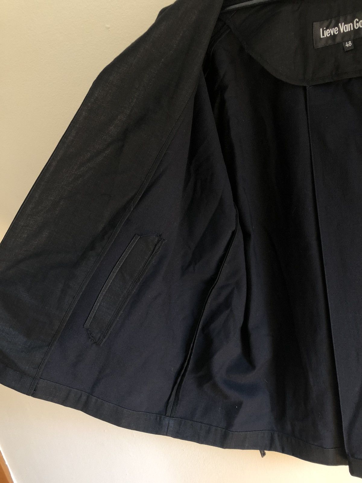 Lieve Van Gorp Lieve Van Gorp Linen/Paper Short Cape Size US M / EU 48-50 / 2 - 3 Thumbnail