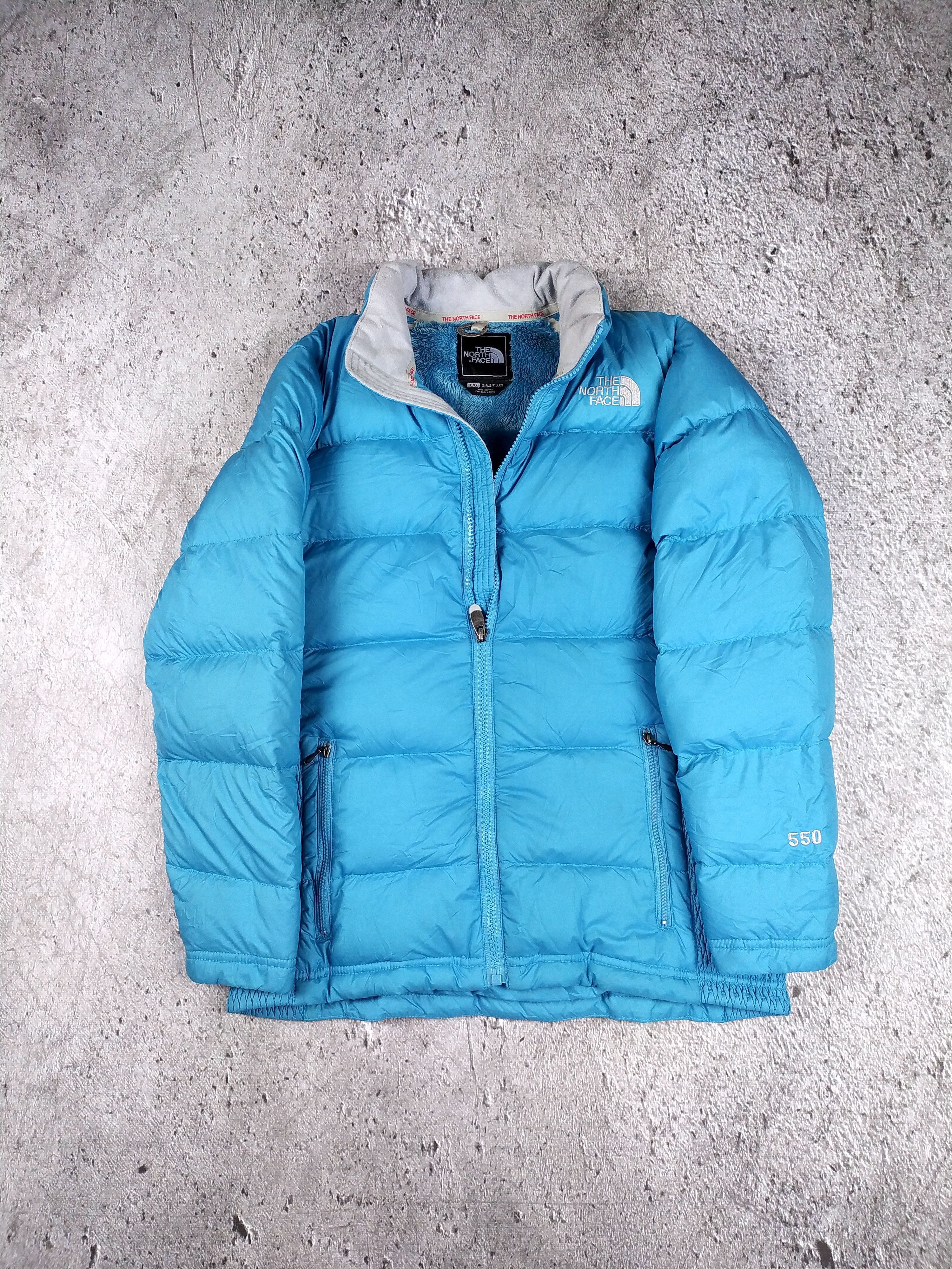 The North Face The North Face - 550 Down baby blue puffer jacket | Grailed