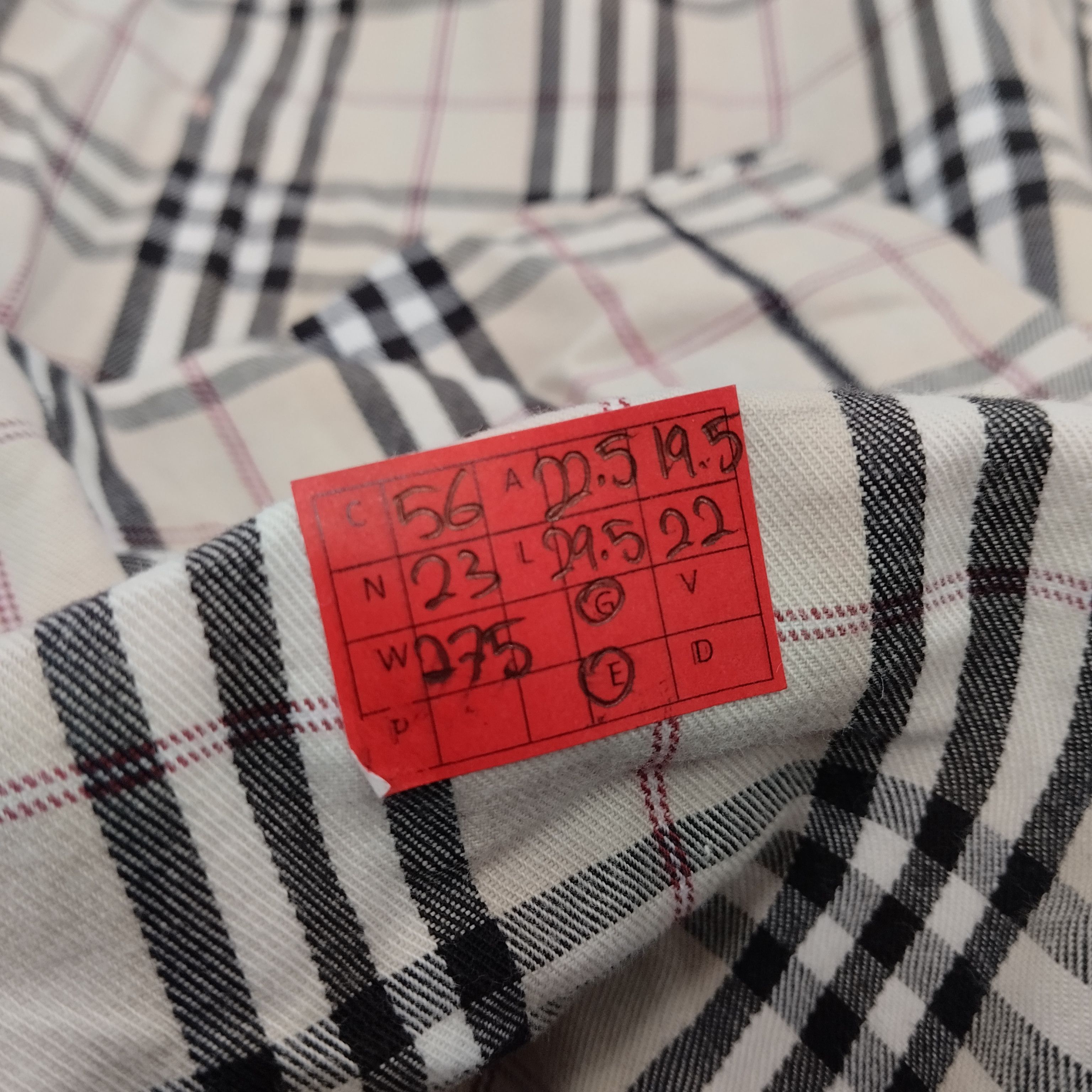 Burberry × Vintage BURBERRY LONDON Nova Check Design Formal Casual Shirt Size US L / EU 52-54 / 3 - 8 Thumbnail
