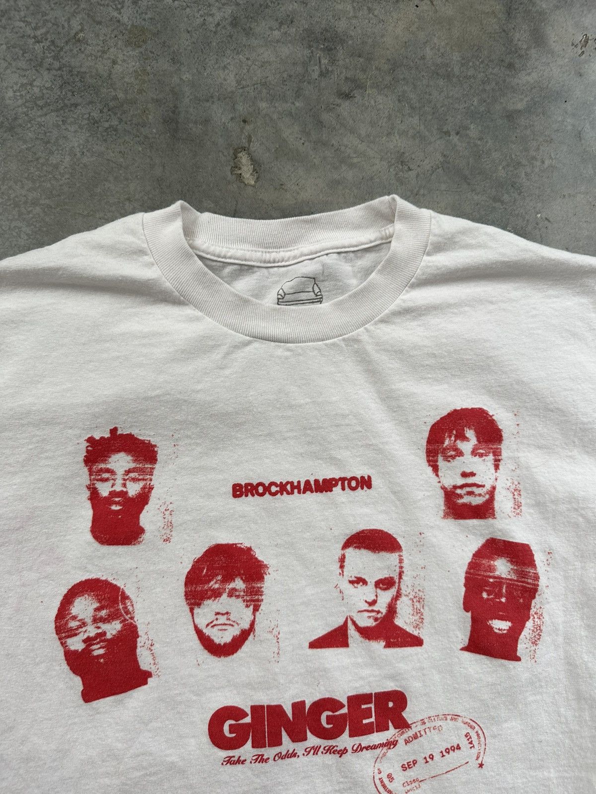 Brockhampton RARE Brockhampton White Ginger Album Tee Sz. Large BH Size US L / EU 52-54 / 3 - 3 Thumbnail