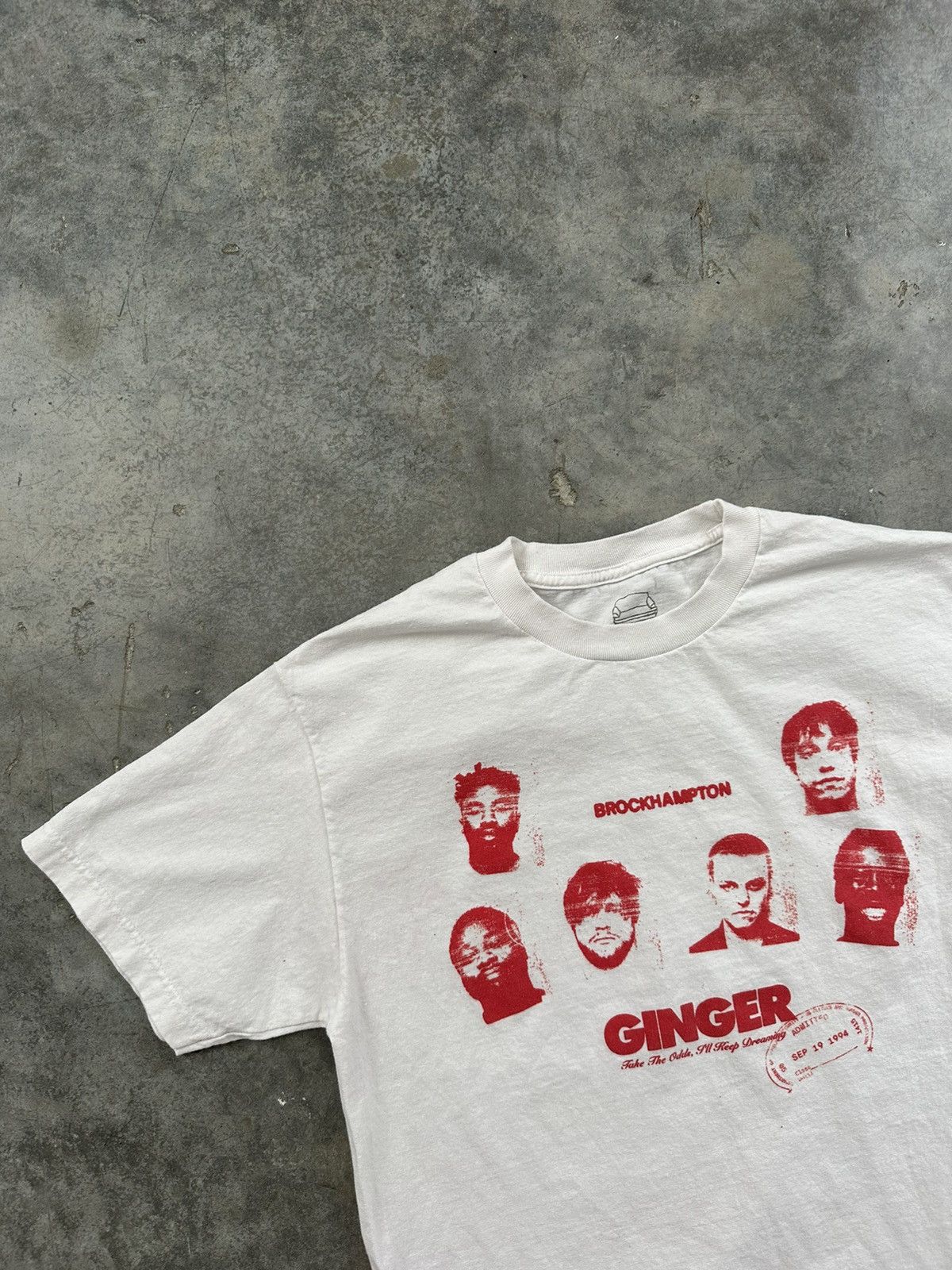 Brockhampton RARE Brockhampton White Ginger Album Tee Sz. Large BH Size US L / EU 52-54 / 3 - 2 Thumbnail