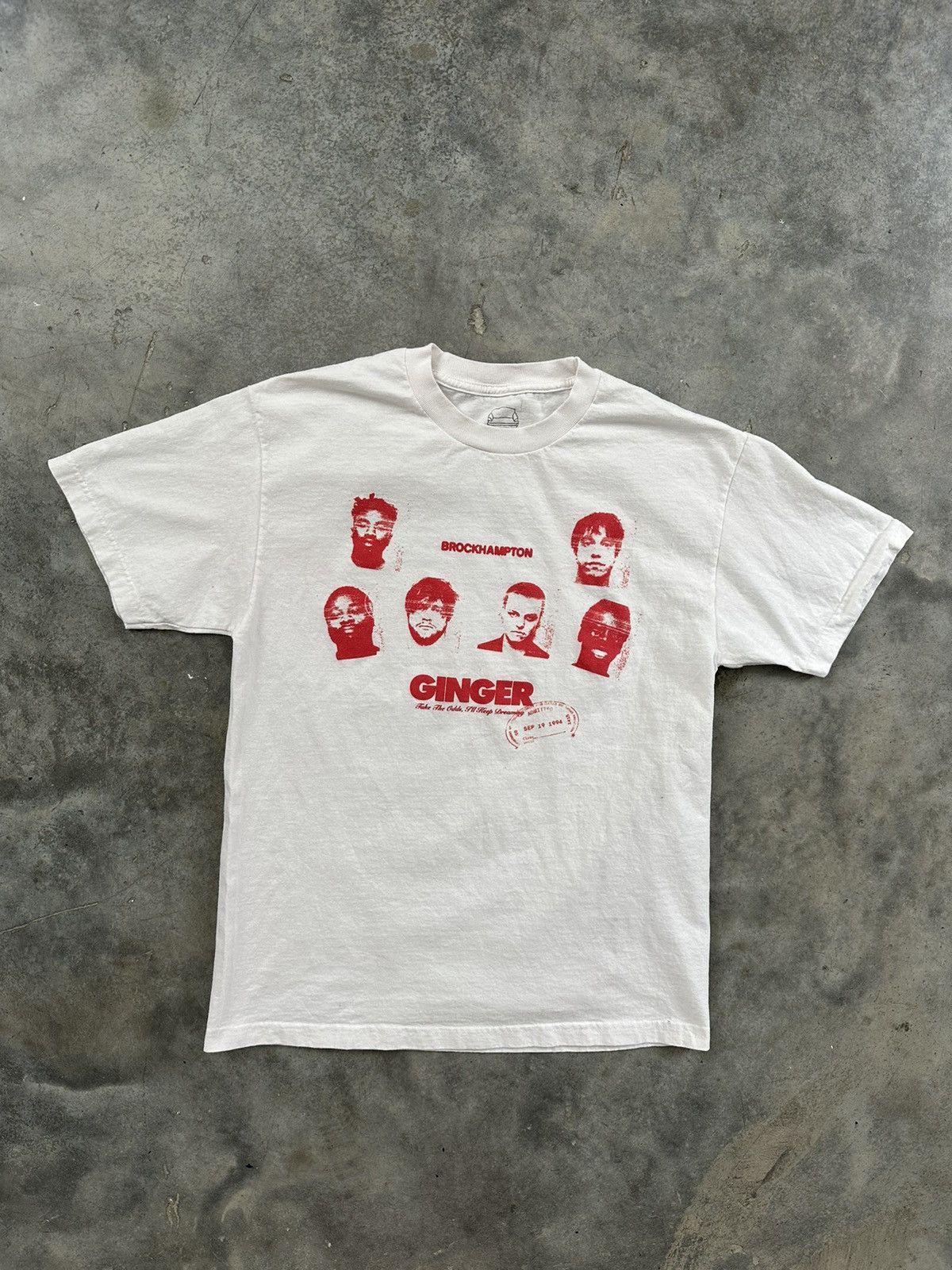 Brockhampton RARE Brockhampton White Ginger Album Tee Sz. Large BH Size US L / EU 52-54 / 3 - 1 Thumbnail