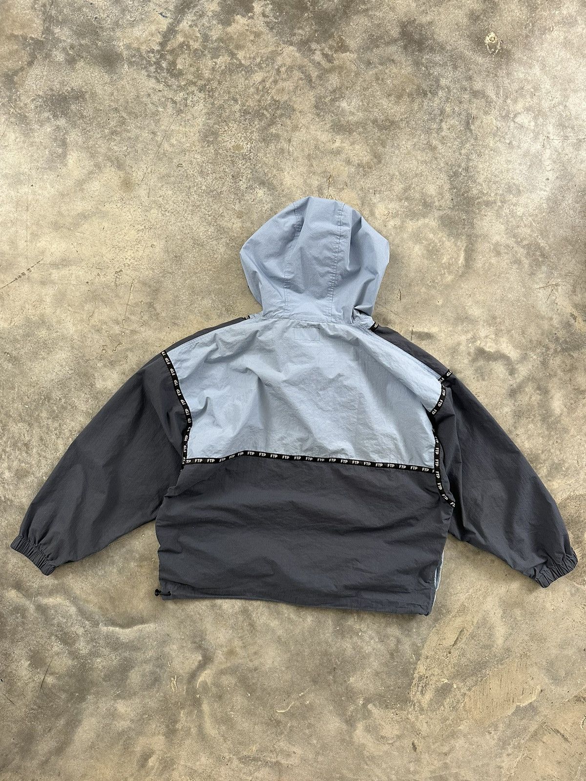 Fuck The Population Fuck The Population Blue Tape Piping Logo Anorak Jacket Size US L / EU 52-54 / 3 - 4 Thumbnail