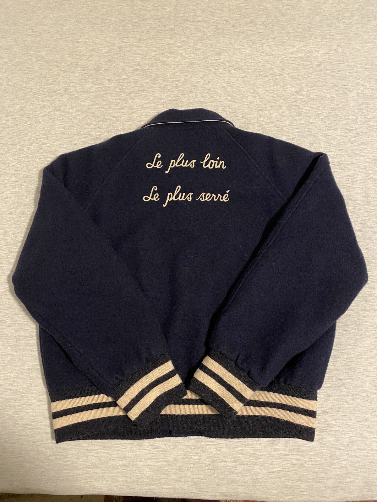 Gucci Wool Blouson Varsity Jacket in Navy Size US L / EU 52-54 / 3 - 4 Thumbnail