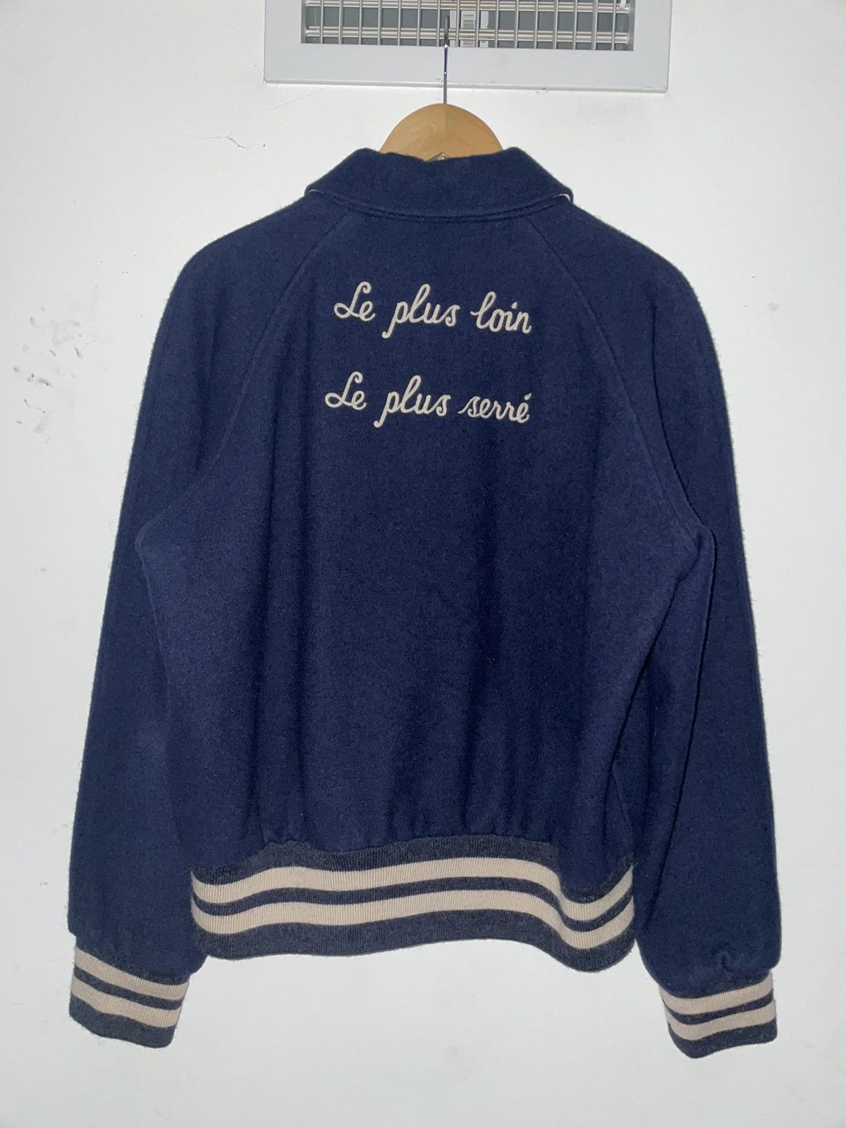 Gucci Wool Blouson Varsity Jacket in Navy Size US L / EU 52-54 / 3 - 11 Thumbnail