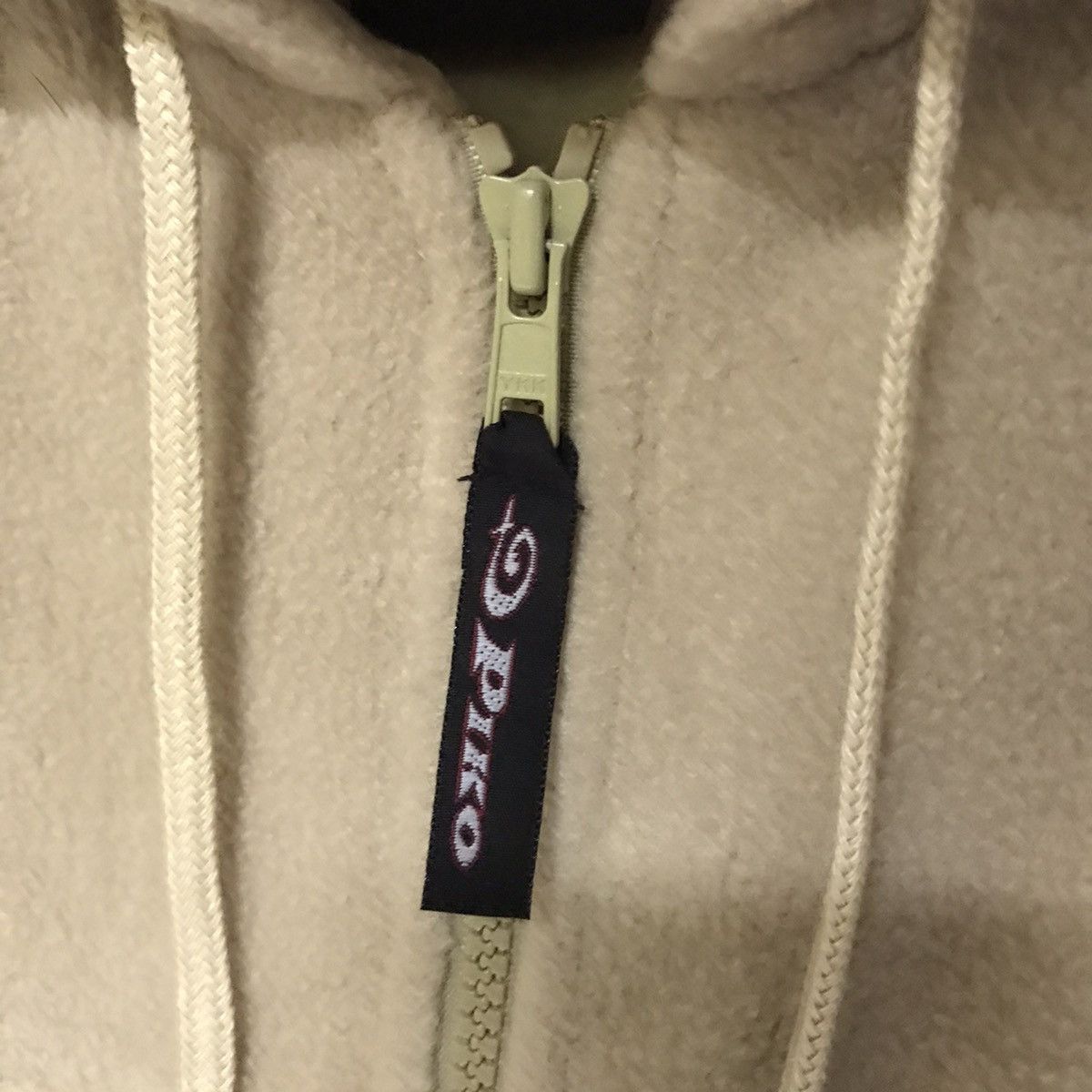 Japanese Brand × Vintage Piko fleece hoodie zipper jacket Size US L / EU 52-54 / 3 - 7 Thumbnail