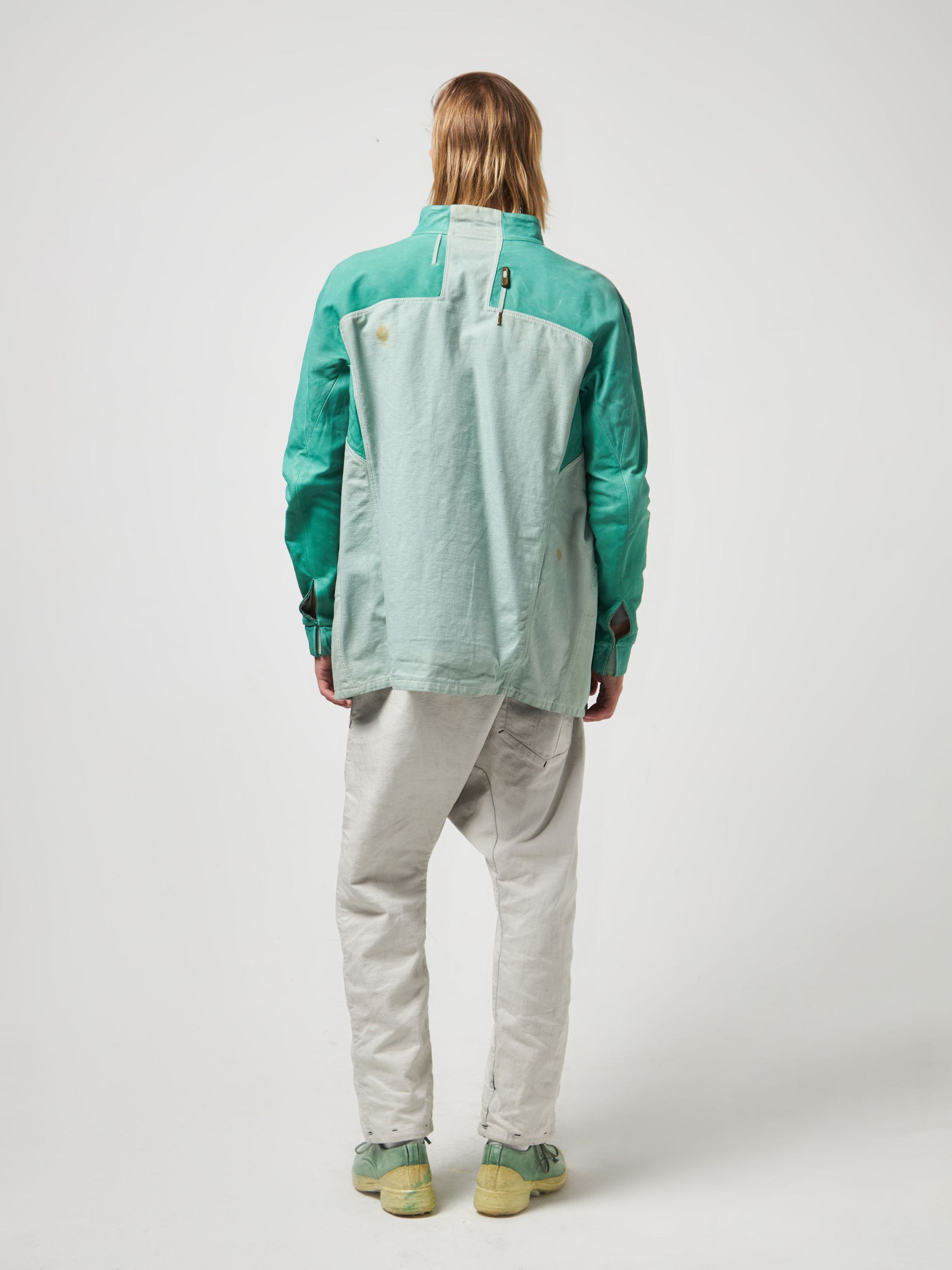 patina ワークジャケット　Sサイズ patina WORK JACKET - GREEN