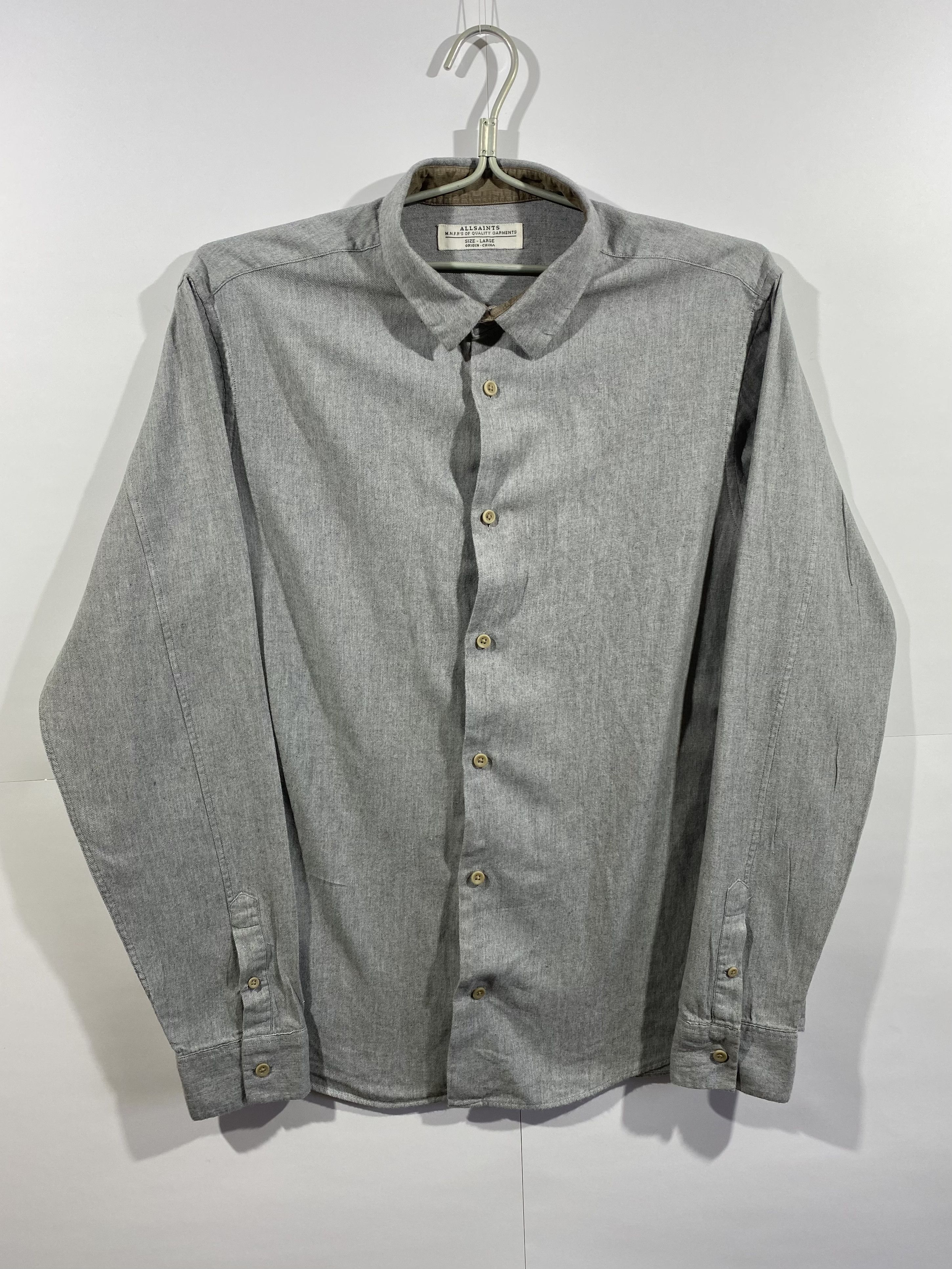 Allsaints Allsaints Dillinger Shirt Size L Size US L / EU 52-54 / 3 - 1 Thumbnail