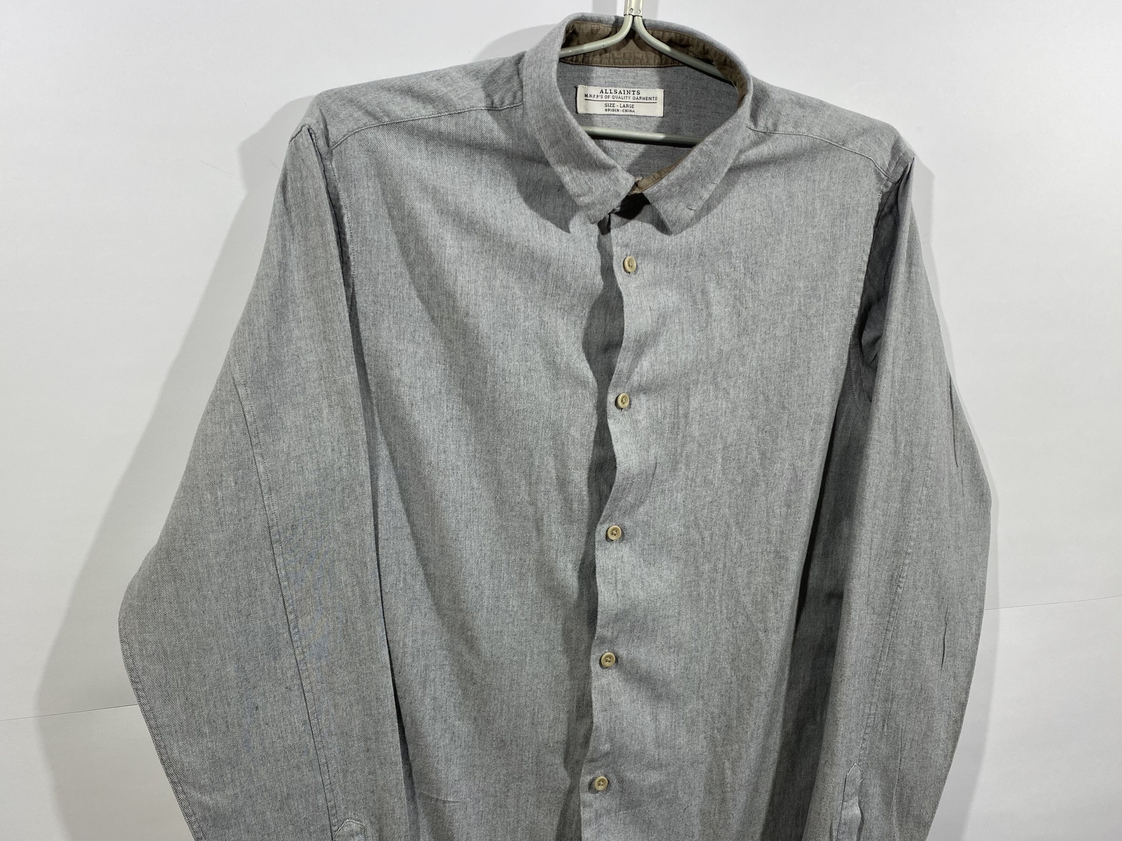 Allsaints Allsaints Dillinger Shirt Size L Size US L / EU 52-54 / 3 - 3 Thumbnail