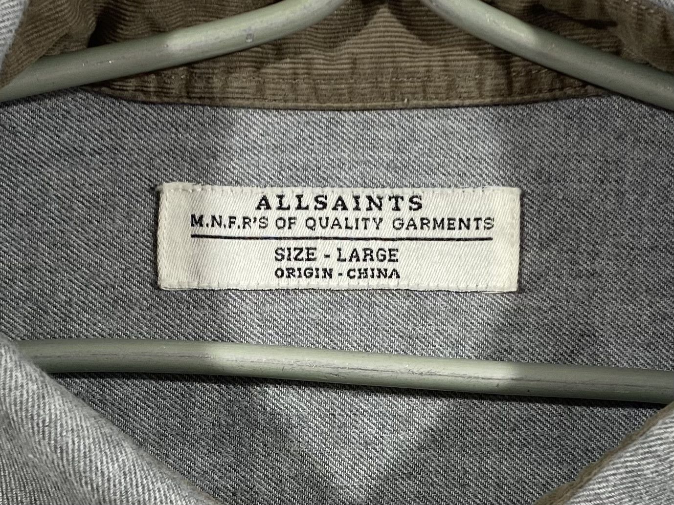 Allsaints Allsaints Dillinger Shirt Size L Size US L / EU 52-54 / 3 - 5 Thumbnail