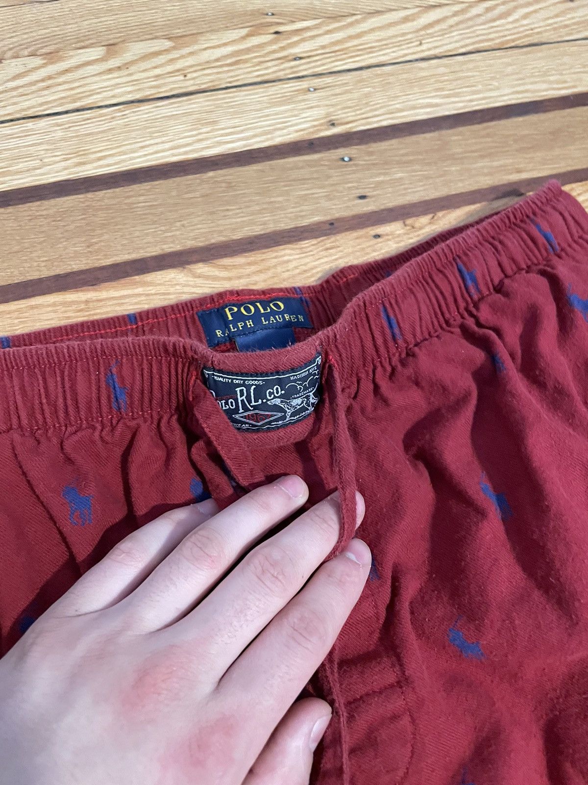 Ralph Lauren Vintage Polo Ralph Lauren Sleepwear Monogram Pants Trousers Size US 31 - 6 Thumbnail